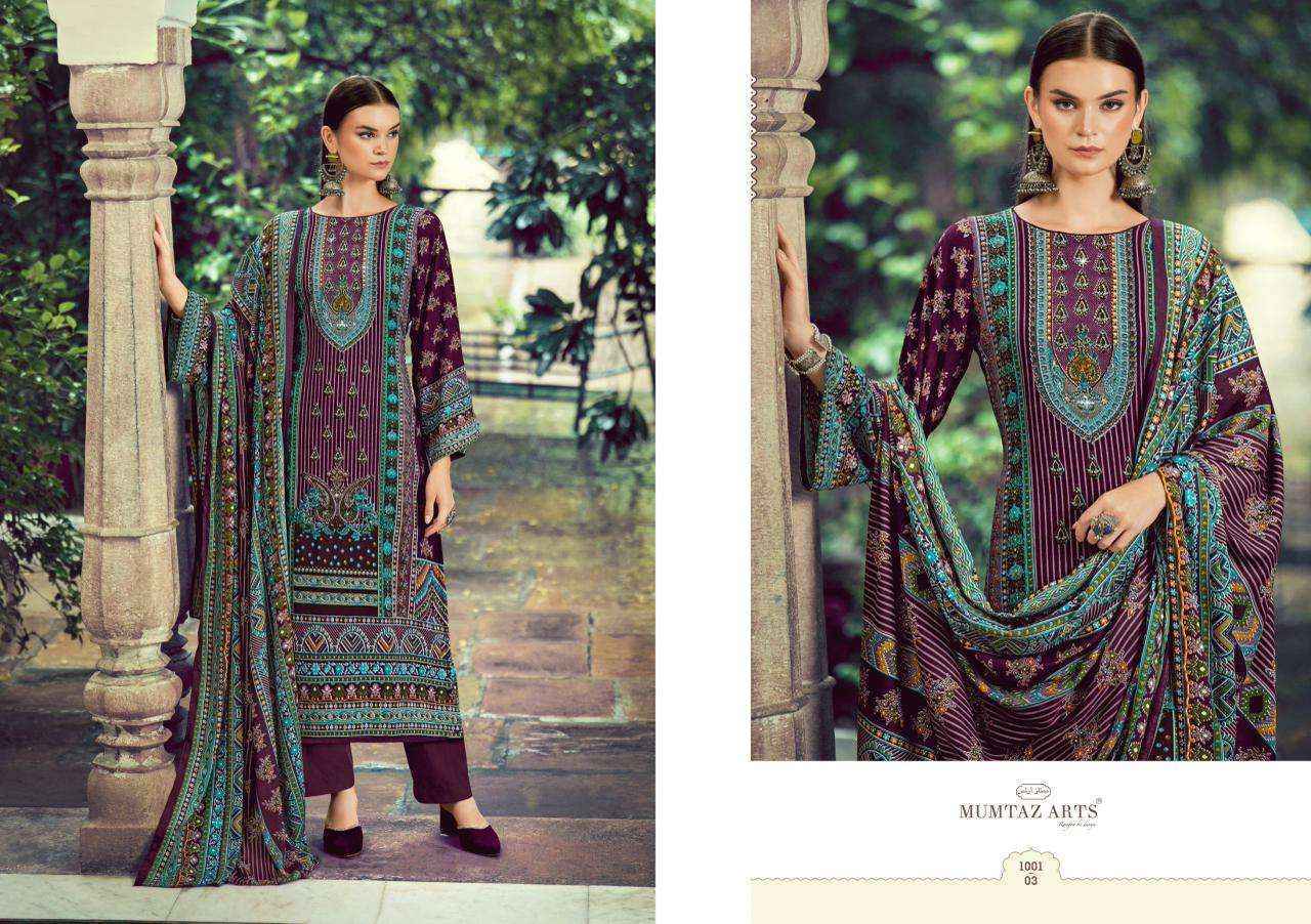Mumtaz Arts Zeenat Viscose Rayon Dress Material Wholesale Collection ( 5 Pcs Catalog )