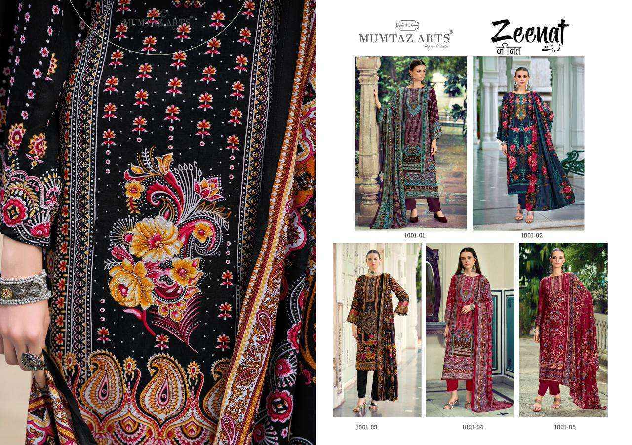 Mumtaz Arts Zeenat Viscose Rayon Dress Material Wholesale Collection ( 5 Pcs Catalog )