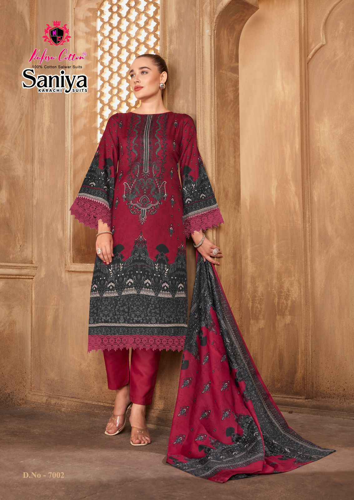 Nafisa Saniya Vol-7 Karachi Dress Material Wholesale Price