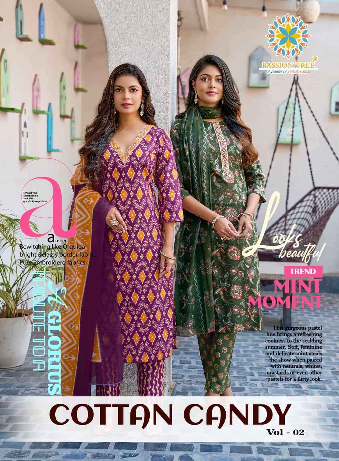 Passion Tree Cotton Candy Vol 2 Readymade Suits Wholesale Price ( 8 Pcs Catalogue )