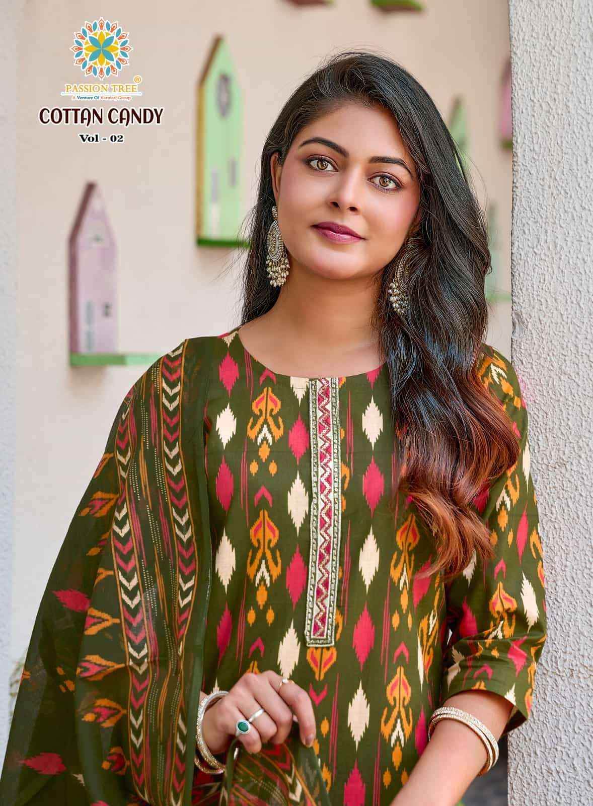 Passion Tree Cotton Candy Vol 2 Readymade Suits Wholesale Price ( 8 Pcs Catalogue )