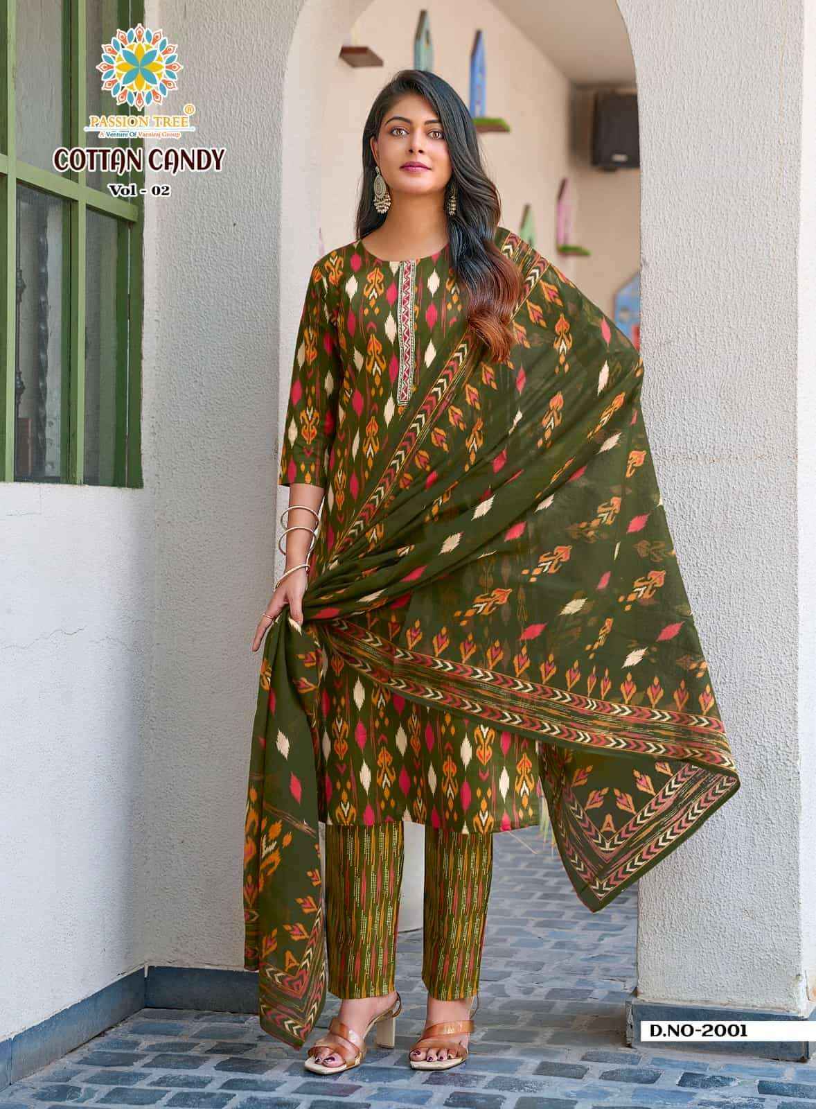Passion Tree Cotton Candy Vol 2 Readymade Suits Wholesale Price ( 8 Pcs Catalogue )