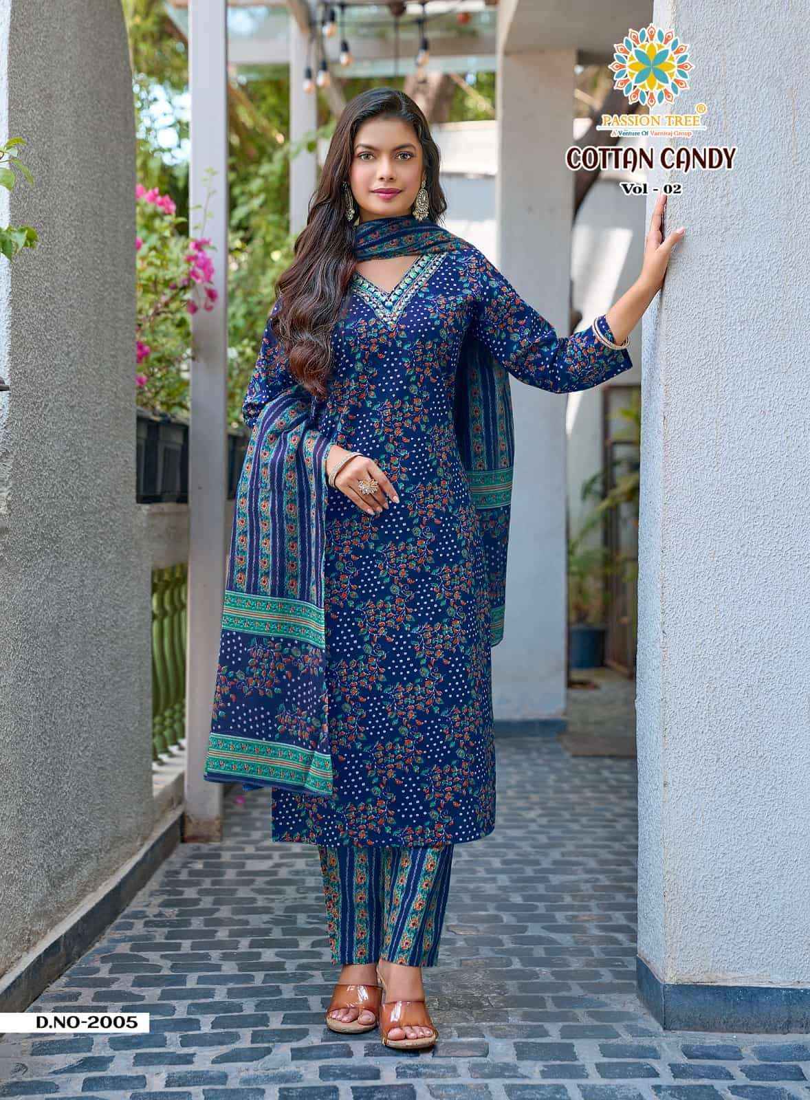 Passion Tree Cotton Candy Vol 2 Readymade Suits Wholesale Price ( 8 Pcs Catalogue )