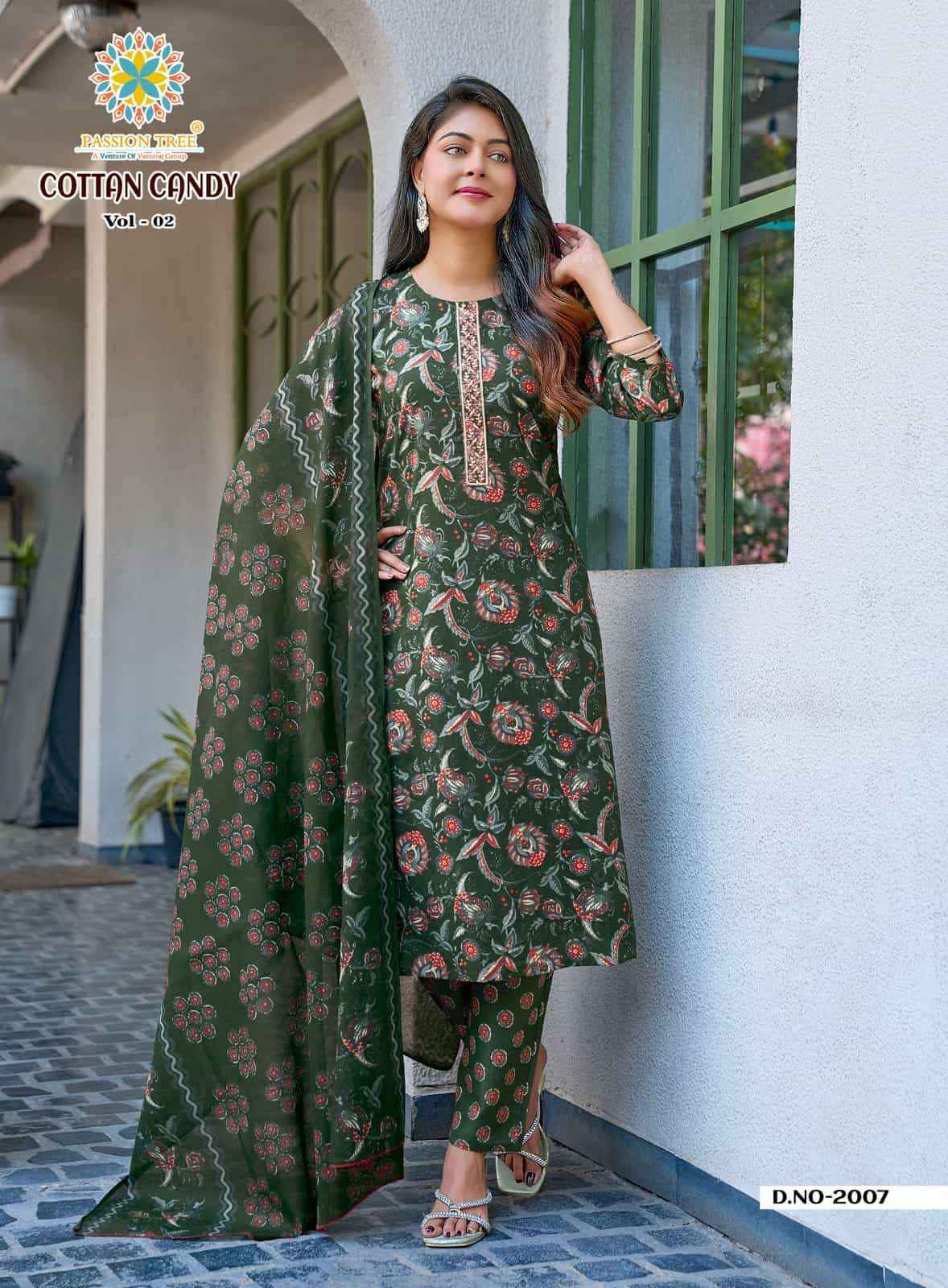 Passion Tree Cotton Candy Vol 2 Readymade Suits Wholesale Price ( 8 Pcs Catalogue )