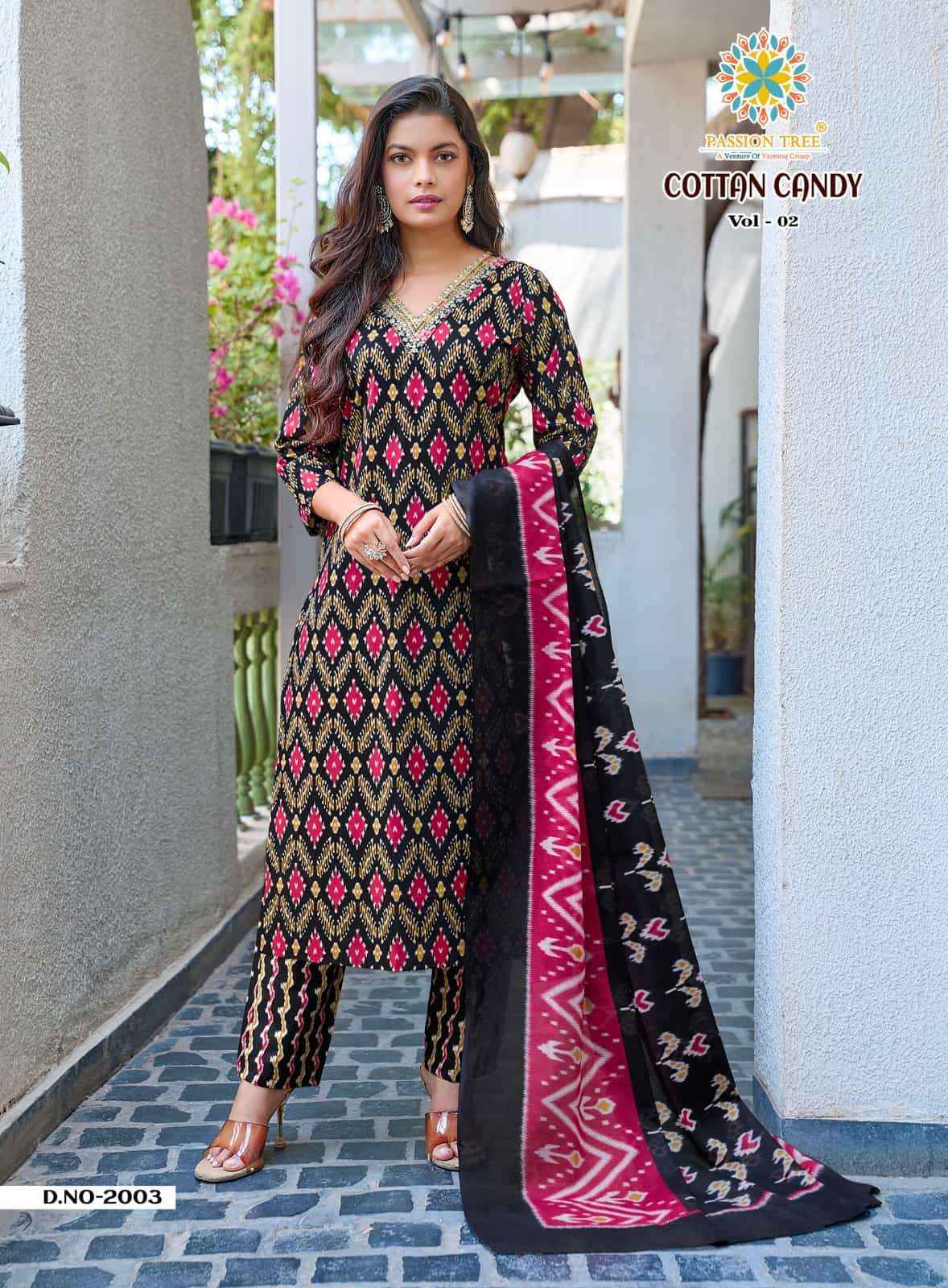 Passion Tree Cotton Candy Vol 2 Readymade Suits Wholesale Price ( 8 Pcs Catalogue )