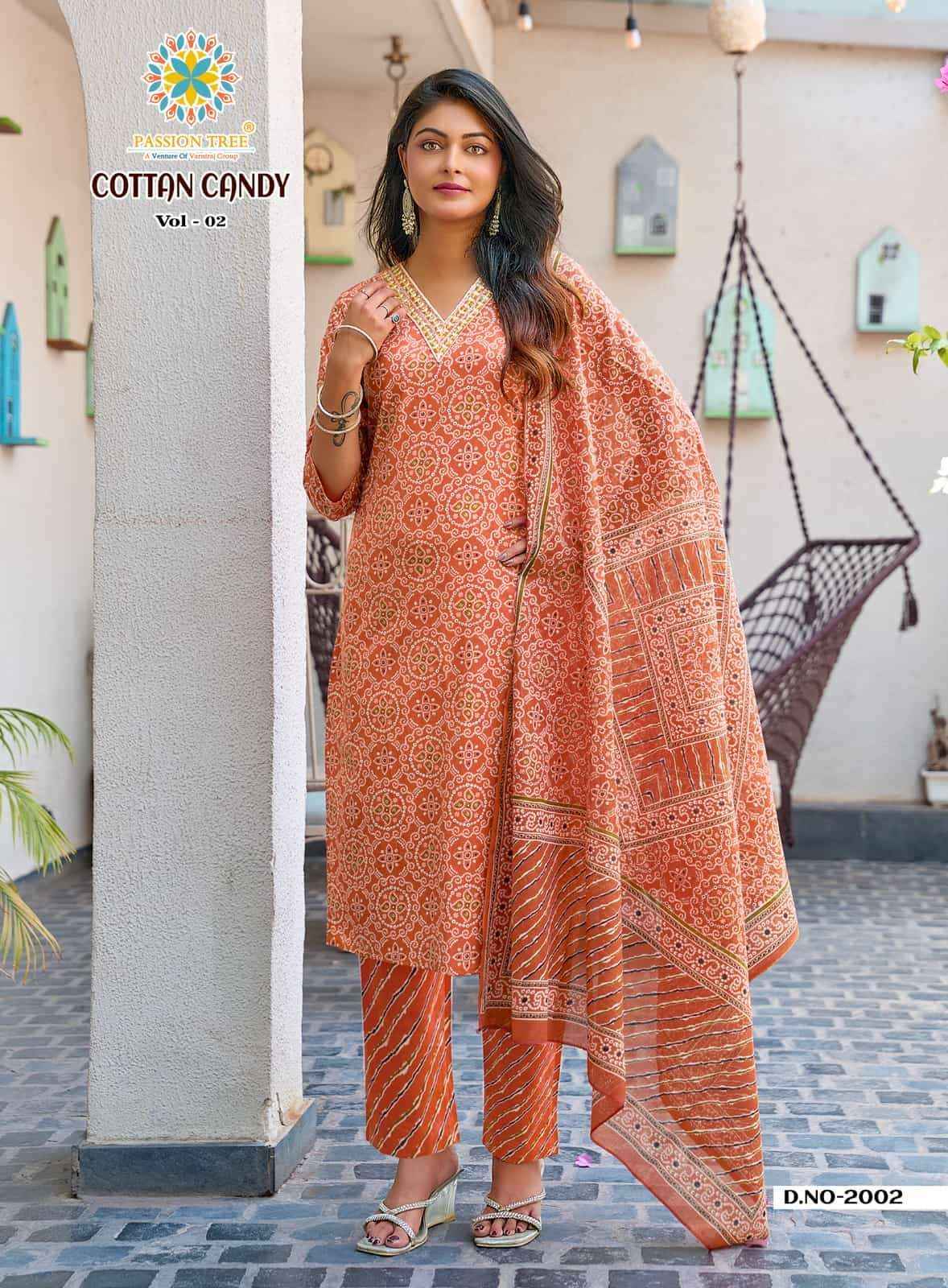 Passion Tree Cotton Candy Vol 2 Readymade Suits Wholesale Price ( 8 Pcs Catalogue )