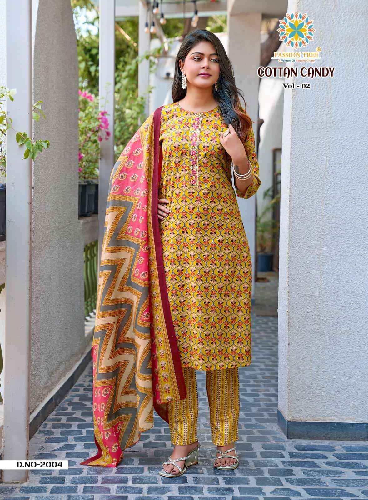 Passion Tree Cotton Candy Vol 2 Readymade Suits Wholesale Price ( 8 Pcs Catalogue )
