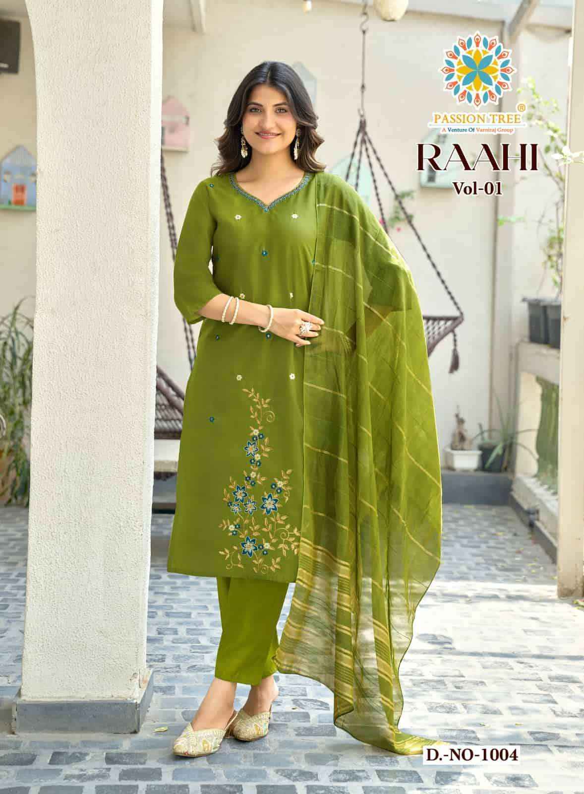 Passion Tree Raahi Vol 1 Roman Silk Readymade Suits Wholesale Price ( 8 Pcs Catalogue )