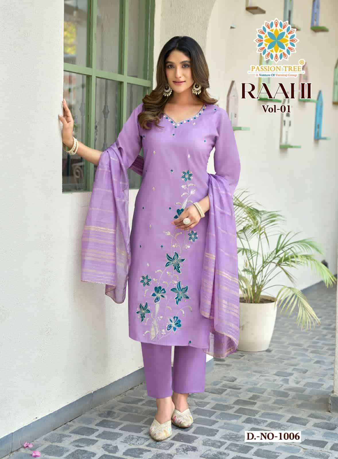 Passion Tree Raahi Vol 1 Roman Silk Readymade Suits Wholesale Price ( 8 Pcs Catalogue )