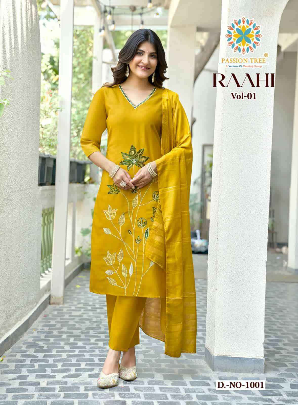 Passion Tree Raahi Vol 1 Roman Silk Readymade Suits Wholesale Price ( 8 Pcs Catalogue )