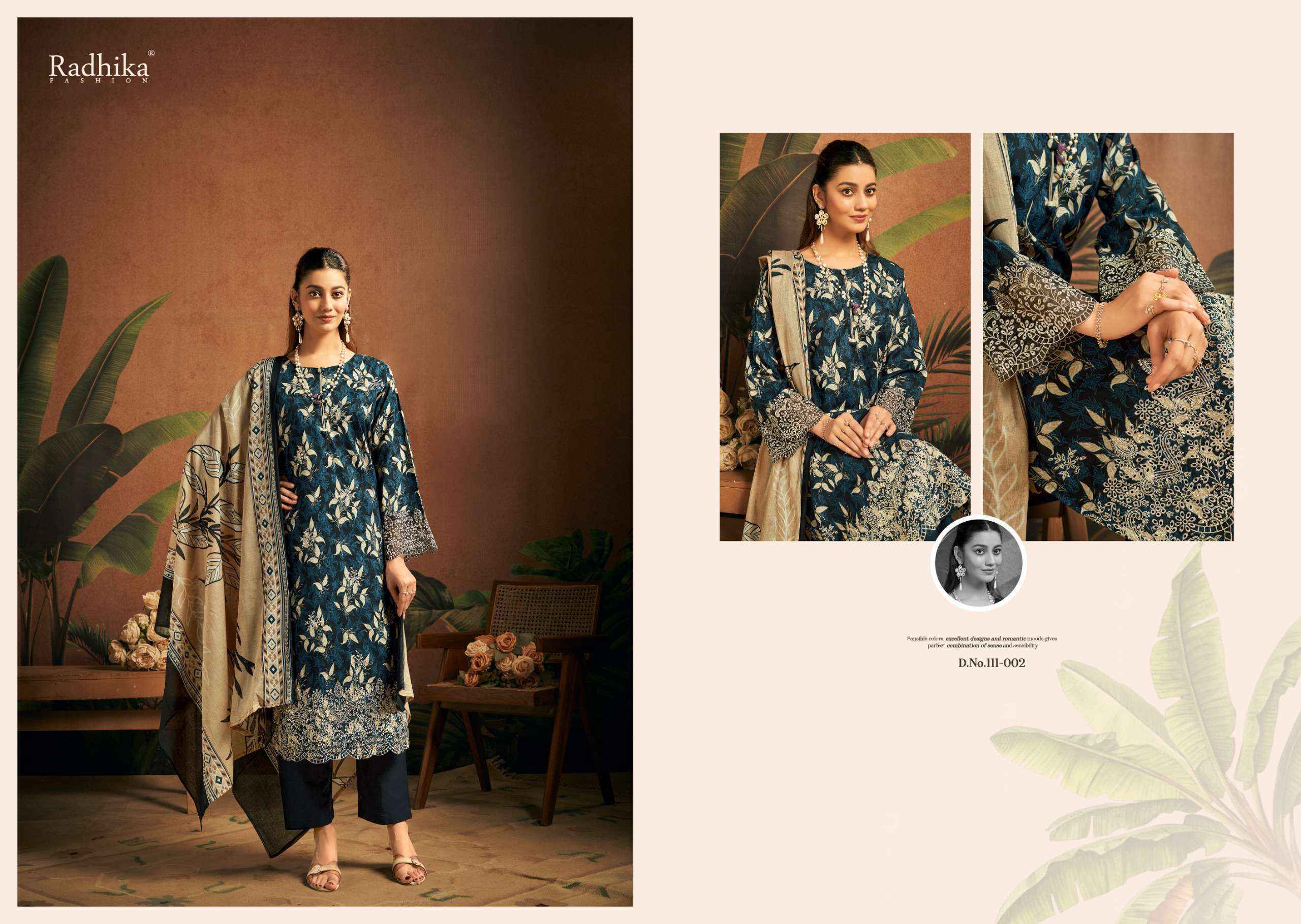 Radhika Fashion Azara Saira Lawn Cotton Wholesale Dress Material ( 6 pcs Catalogue )