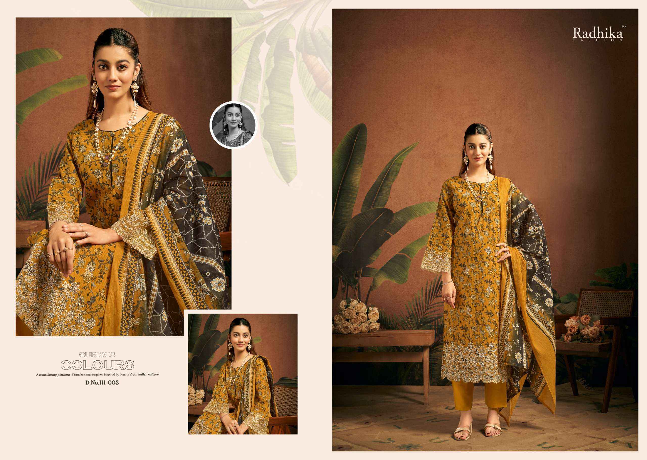 Radhika Fashion Azara Saira Lawn Cotton Wholesale Dress Material ( 6 pcs Catalogue )