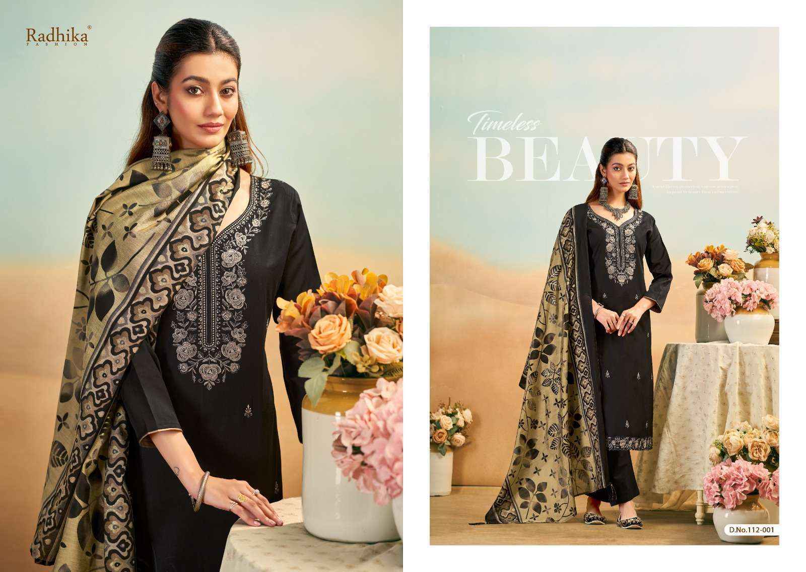 Radhika Fashion Azara Shafinaz Jam Cotton Wholesale Dress Material ( 6 pcs Catalogue )