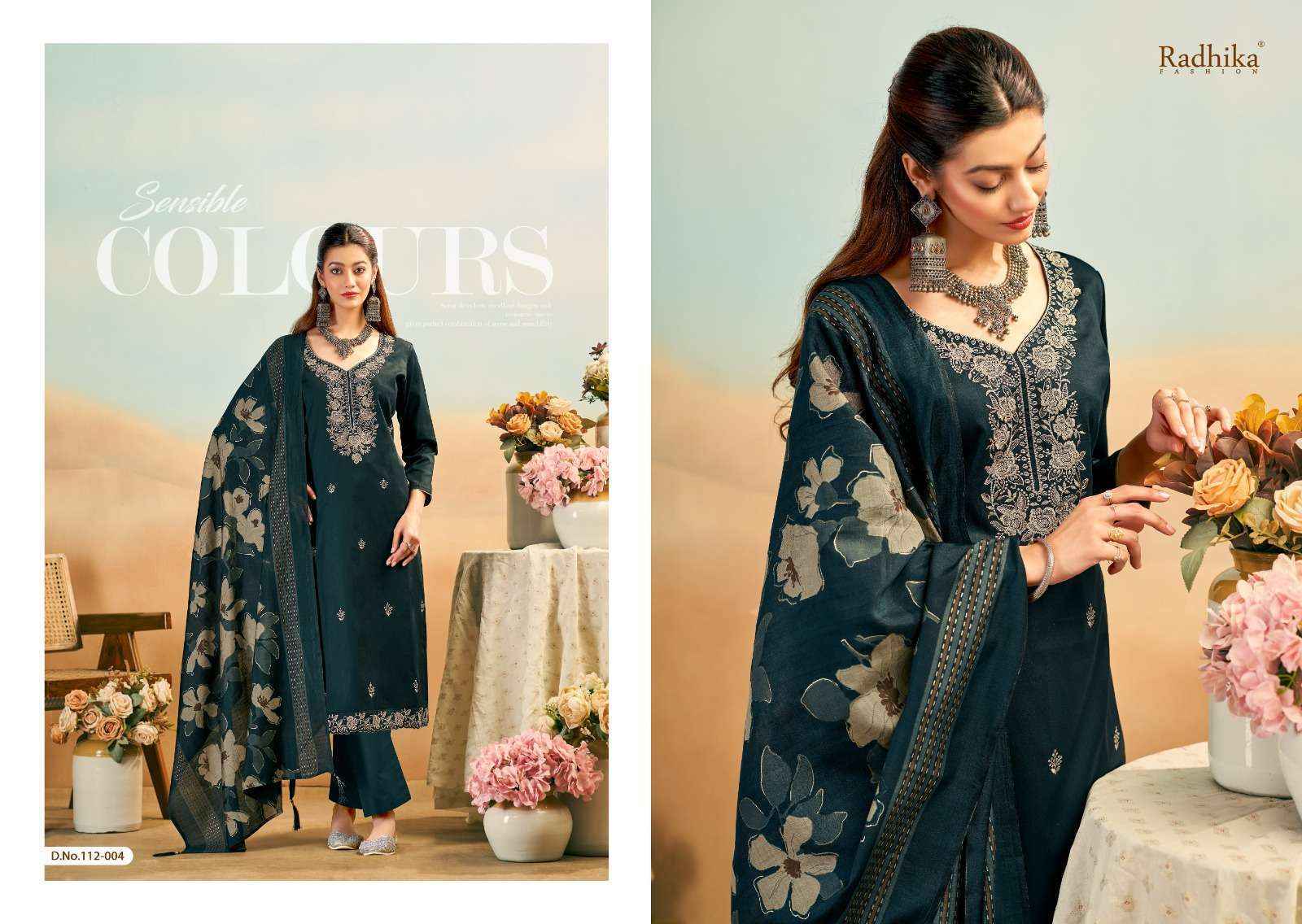 Radhika Fashion Azara Shafinaz Jam Cotton Wholesale Dress Material ( 6 pcs Catalogue )