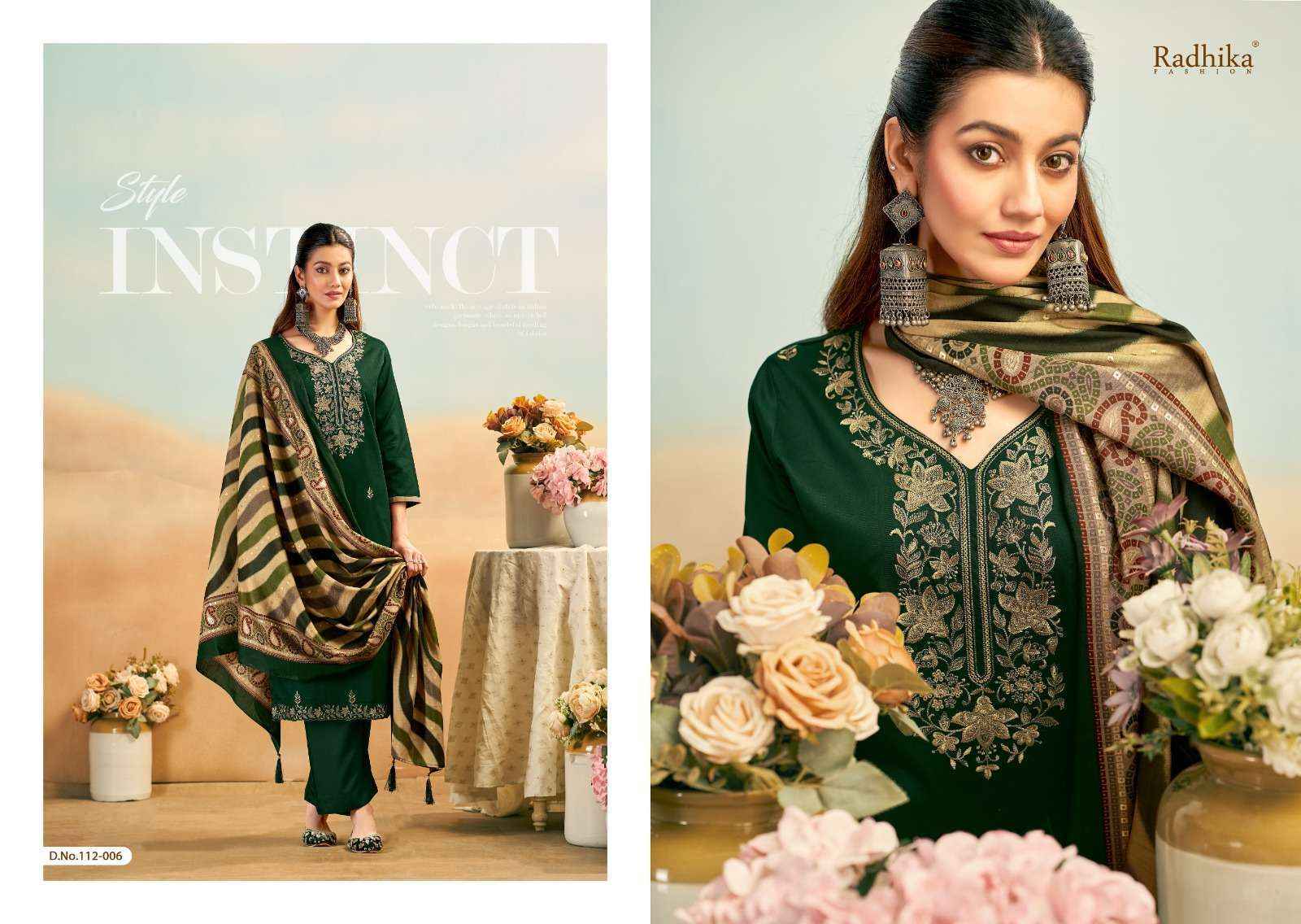 Radhika Fashion Azara Shafinaz Jam Cotton Wholesale Dress Material ( 6 pcs Catalogue )
