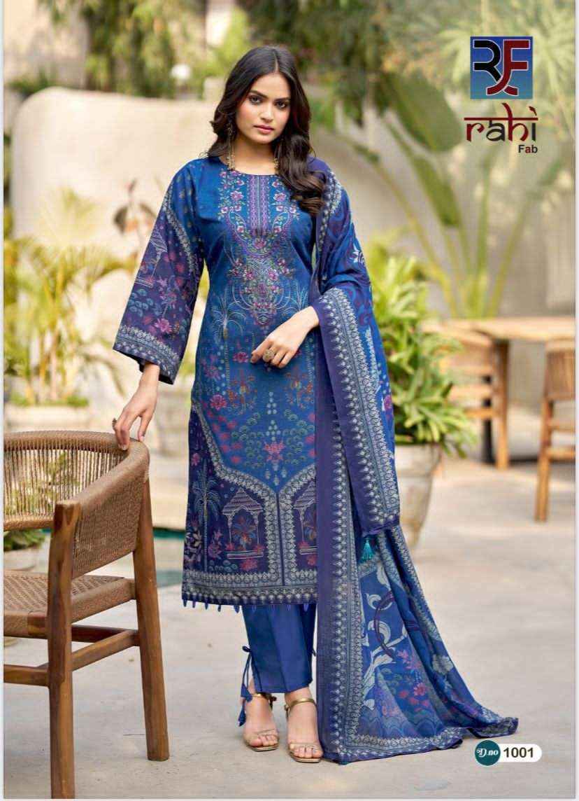 Rahi Fab Red Orchid Suits Wholesale Price