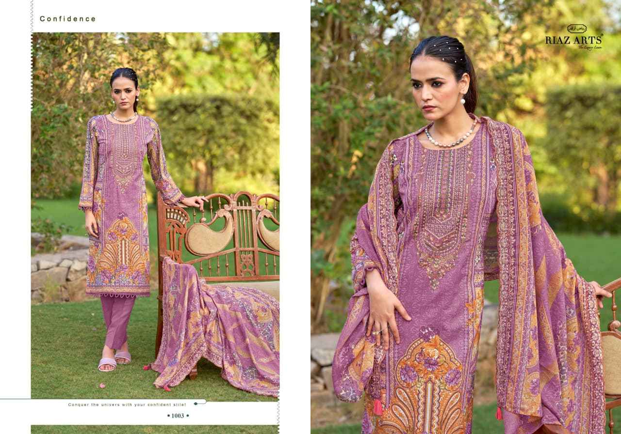RIAZ ARTS BIN SAEED FARMAISH VOL 2 LAWN COTTON DRESS MATERIAL WHOLESALE PRICE( 6 PCS CATALOGUE )
