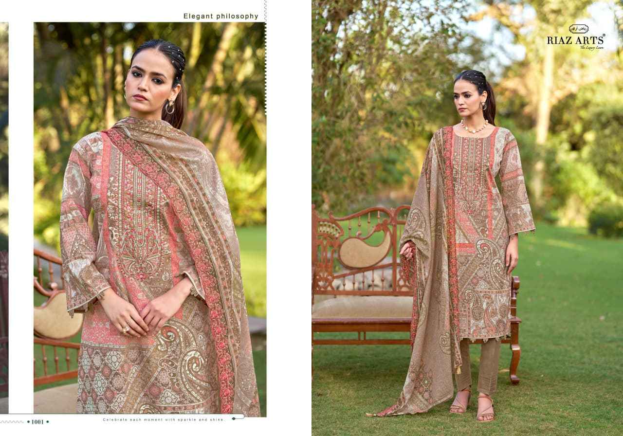 RIAZ ARTS BIN SAEED FARMAISH VOL 2 LAWN COTTON DRESS MATERIAL WHOLESALE PRICE( 6 PCS CATALOGUE )