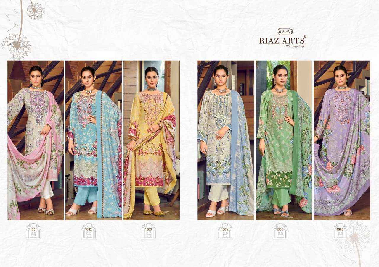 Riaz Arts Musafir Vol 33 Lawn Cotton Dress Material Wholesale Collection ( 6 Pcs Catalog )