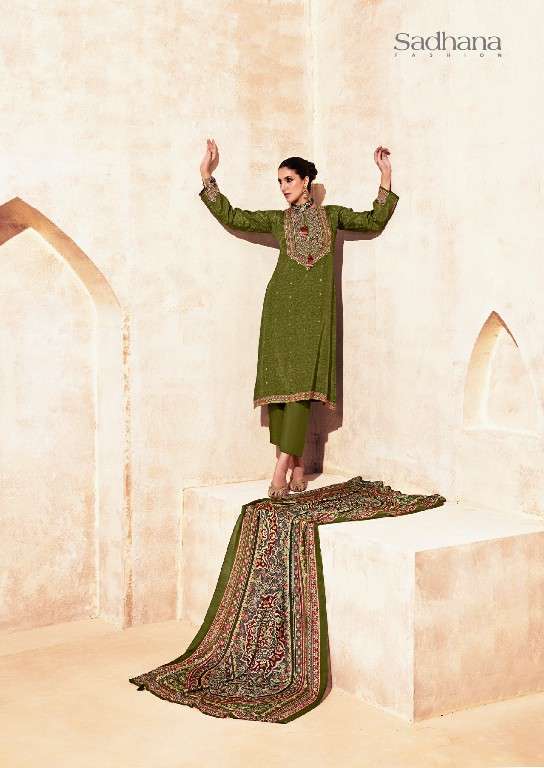 Sadhana Fashion Zainab Muslin Silk Suit Wholesale Price ( 6 Pcs Catalogue )