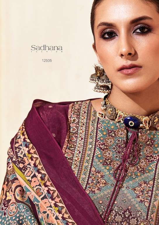 Sadhana Fashion Zainab Muslin Silk Suit Wholesale Price ( 6 Pcs Catalogue )