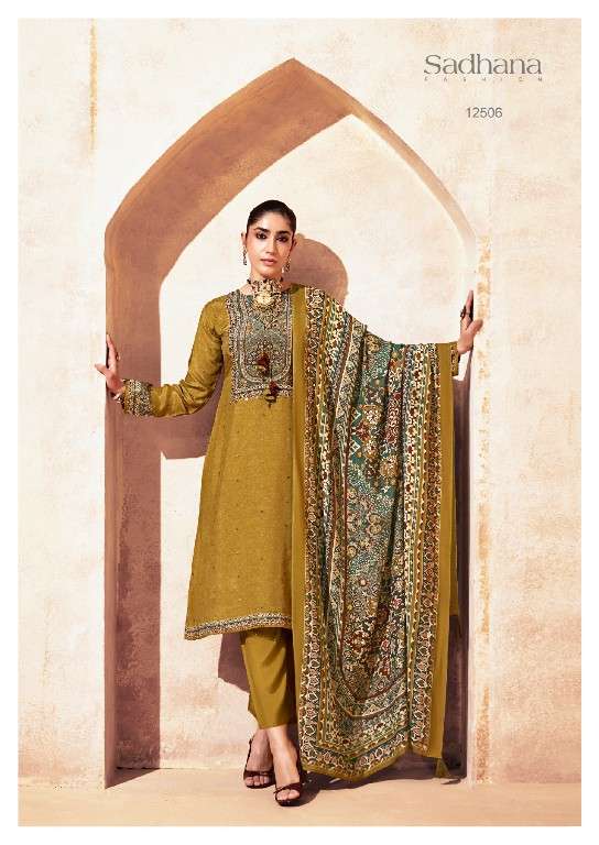 Sadhana Fashion Zainab Muslin Silk Suit Wholesale Price ( 6 Pcs Catalogue )