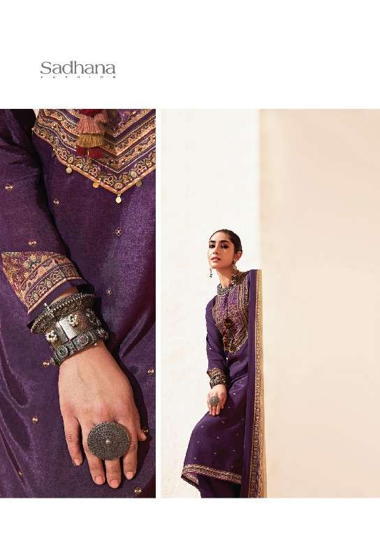 Sadhana Fashion Zainab Muslin Silk Suit Wholesale Price ( 6 Pcs Catalogue )