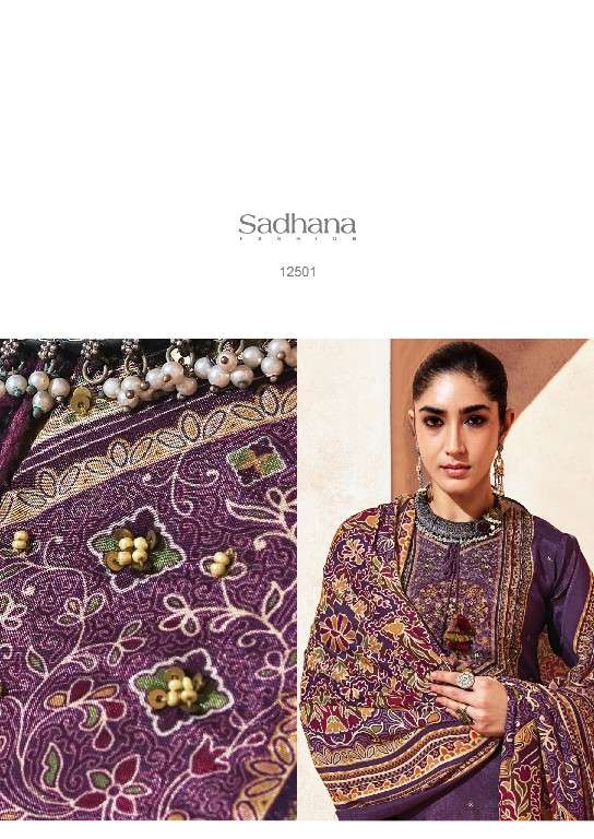 Sadhana Fashion Zainab Muslin Silk Suit Wholesale Price ( 6 Pcs Catalogue )