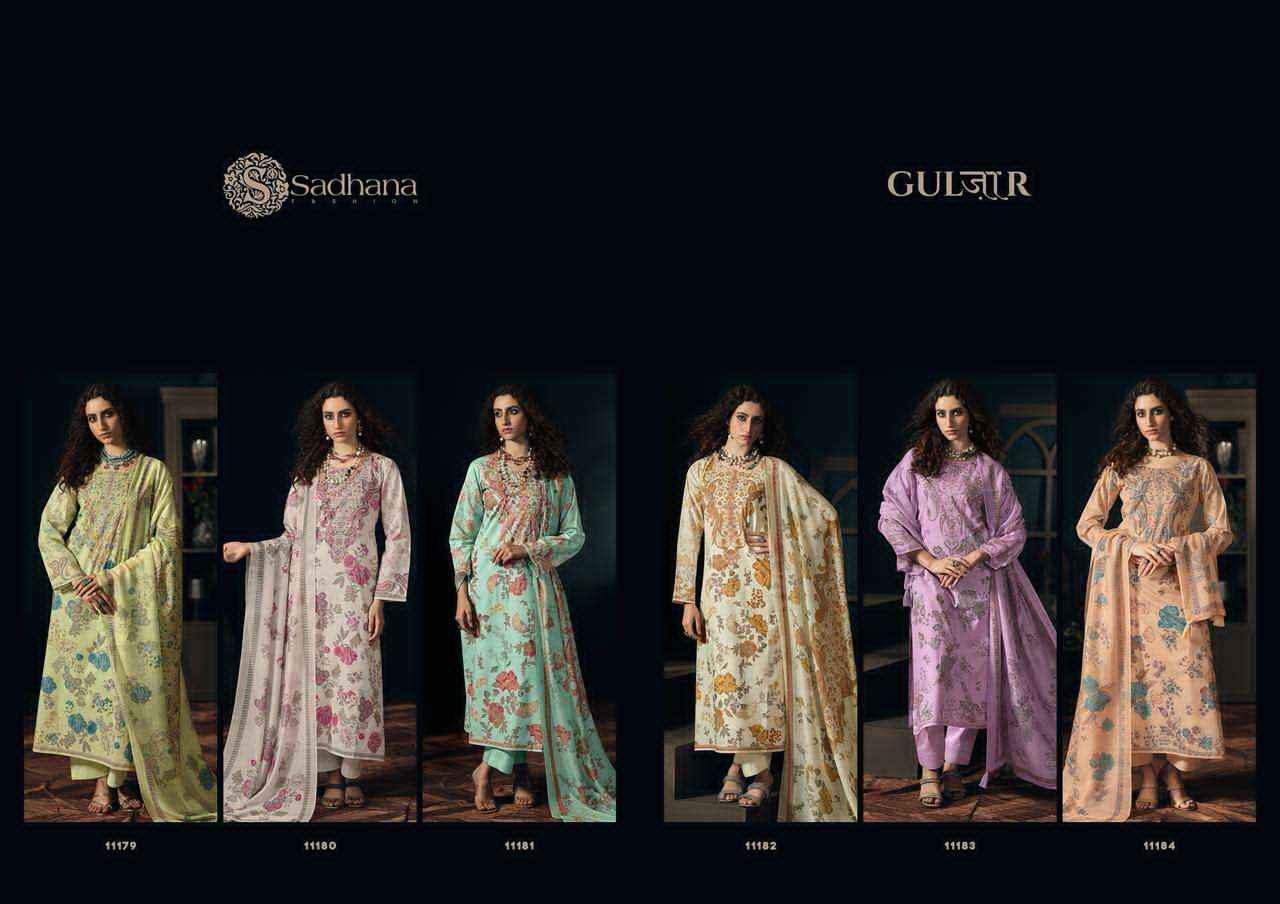 Sadhana Gulzar Cotton Digital Printed Ladies Dress Material Wholesale Collection ( 6 Pcs Catalog )