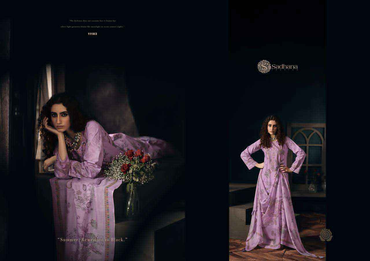 Sadhana Gulzar Cotton Digital Printed Ladies Dress Material Wholesale Collection ( 6 Pcs Catalog )