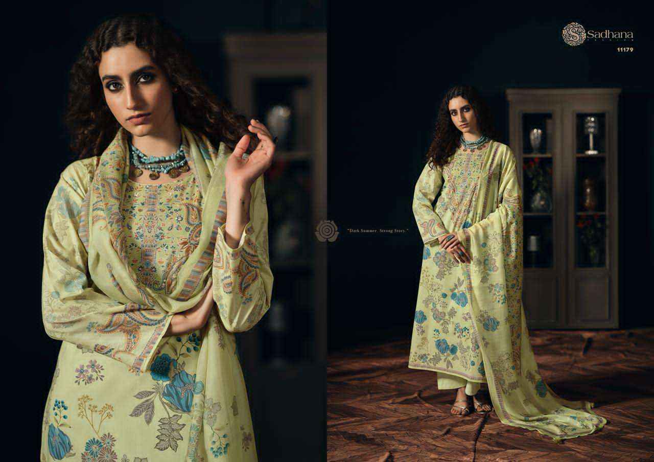 Sadhana Gulzar Cotton Digital Printed Ladies Dress Material Wholesale Collection ( 6 Pcs Catalog )