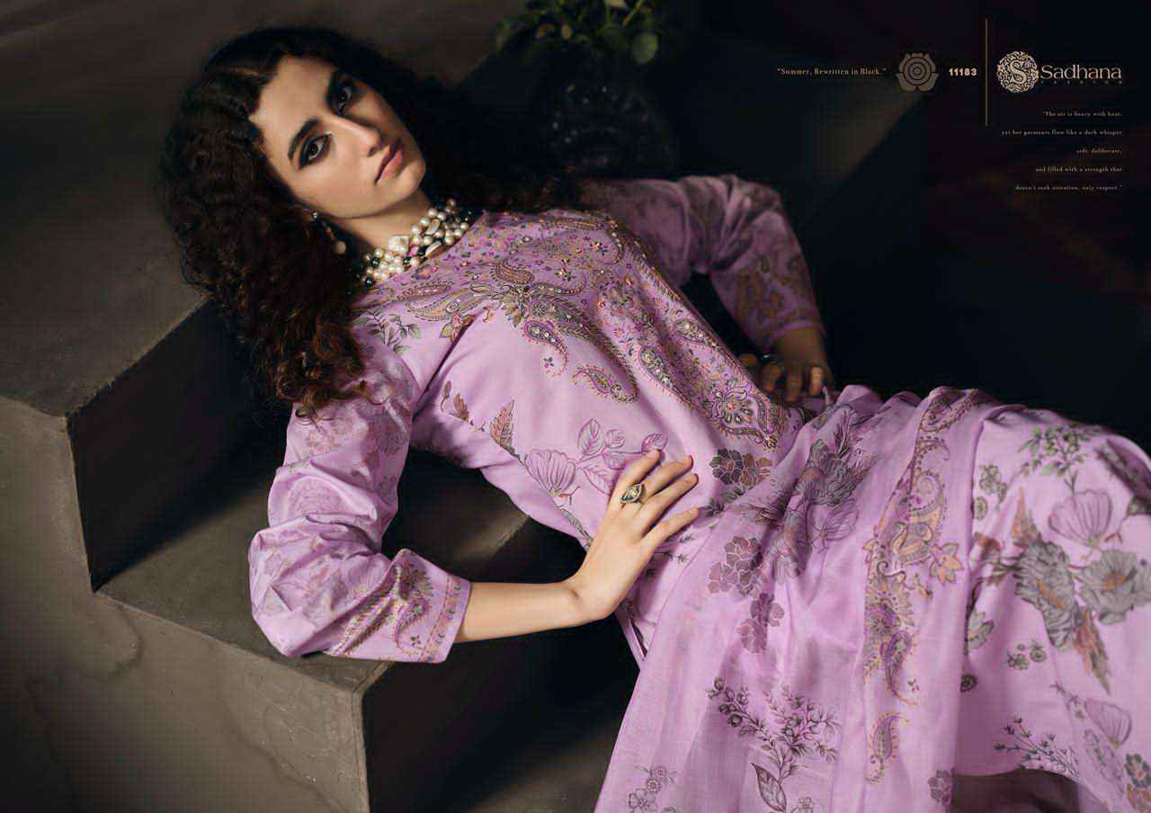 Sadhana Gulzar Cotton Digital Printed Ladies Dress Material Wholesale Collection ( 6 Pcs Catalog )