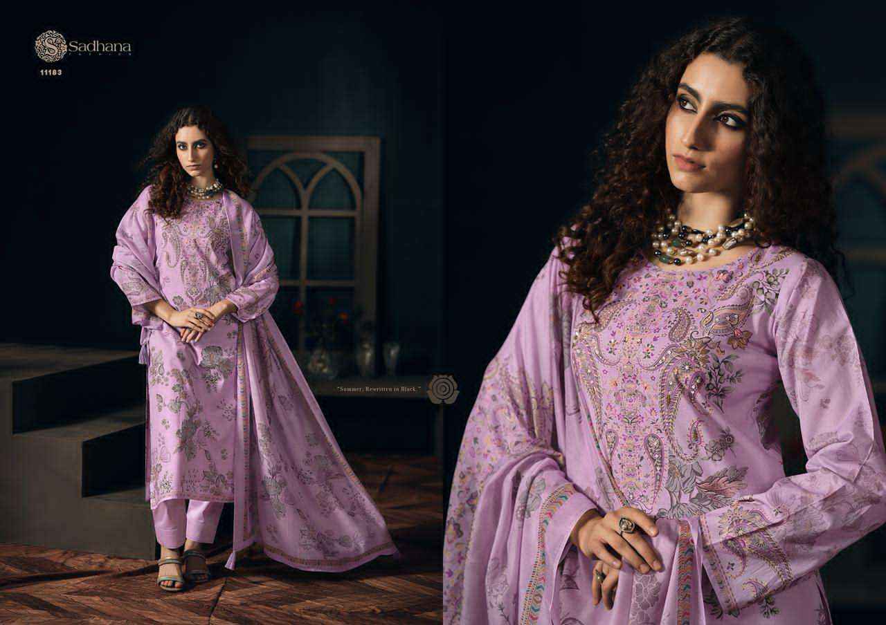 Sadhana Gulzar Cotton Digital Printed Ladies Dress Material Wholesale Collection ( 6 Pcs Catalog )