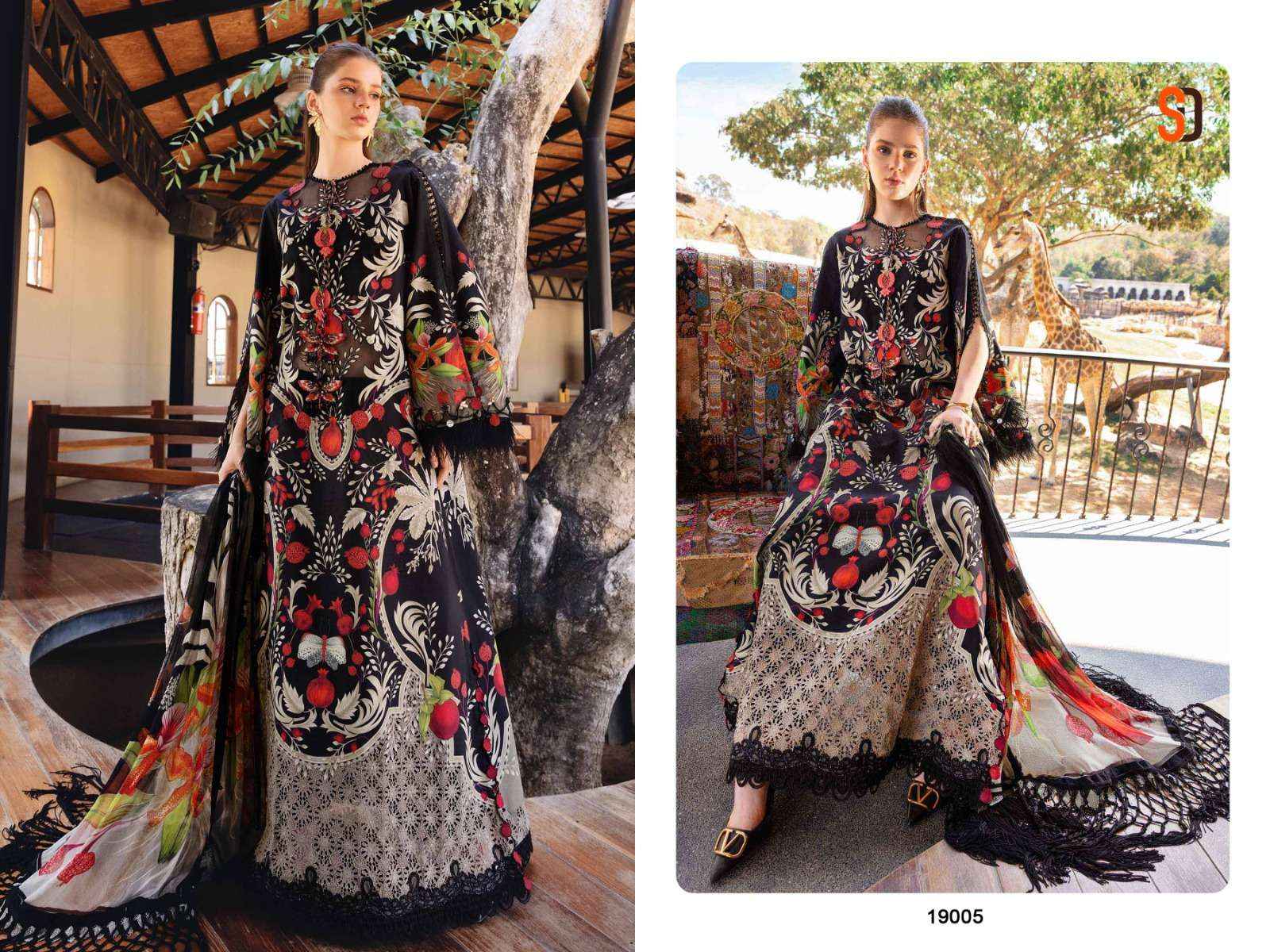 SHARADDHA DESIGNER M PRINT VOL 19 LAWN WHOLESALE PRICE