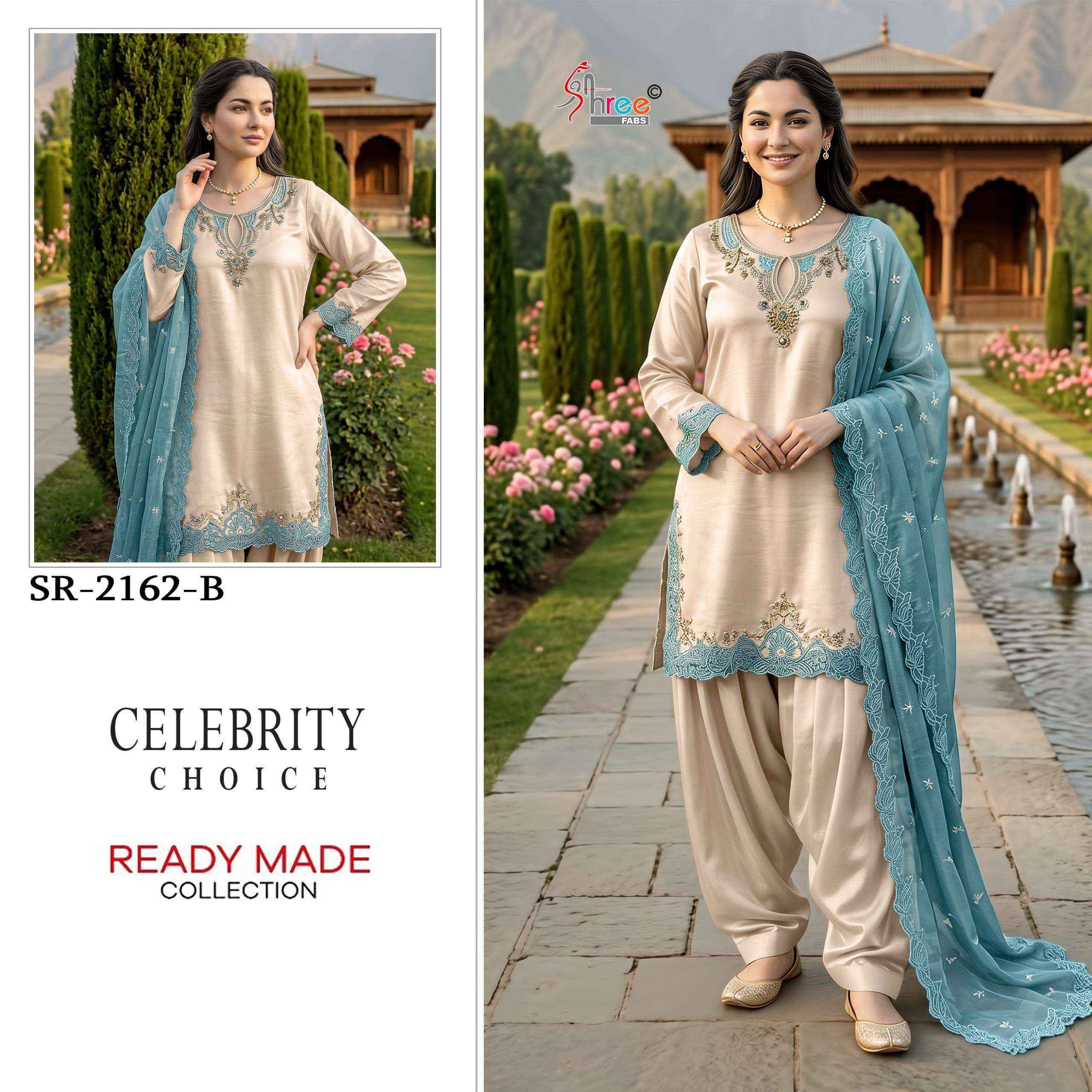 SHREE FABS CELEBRITY CHOICE D NO 2162 VISCOSE PAKISTANI READYMADE SUIT ( 4 PCS CATALOGUE )