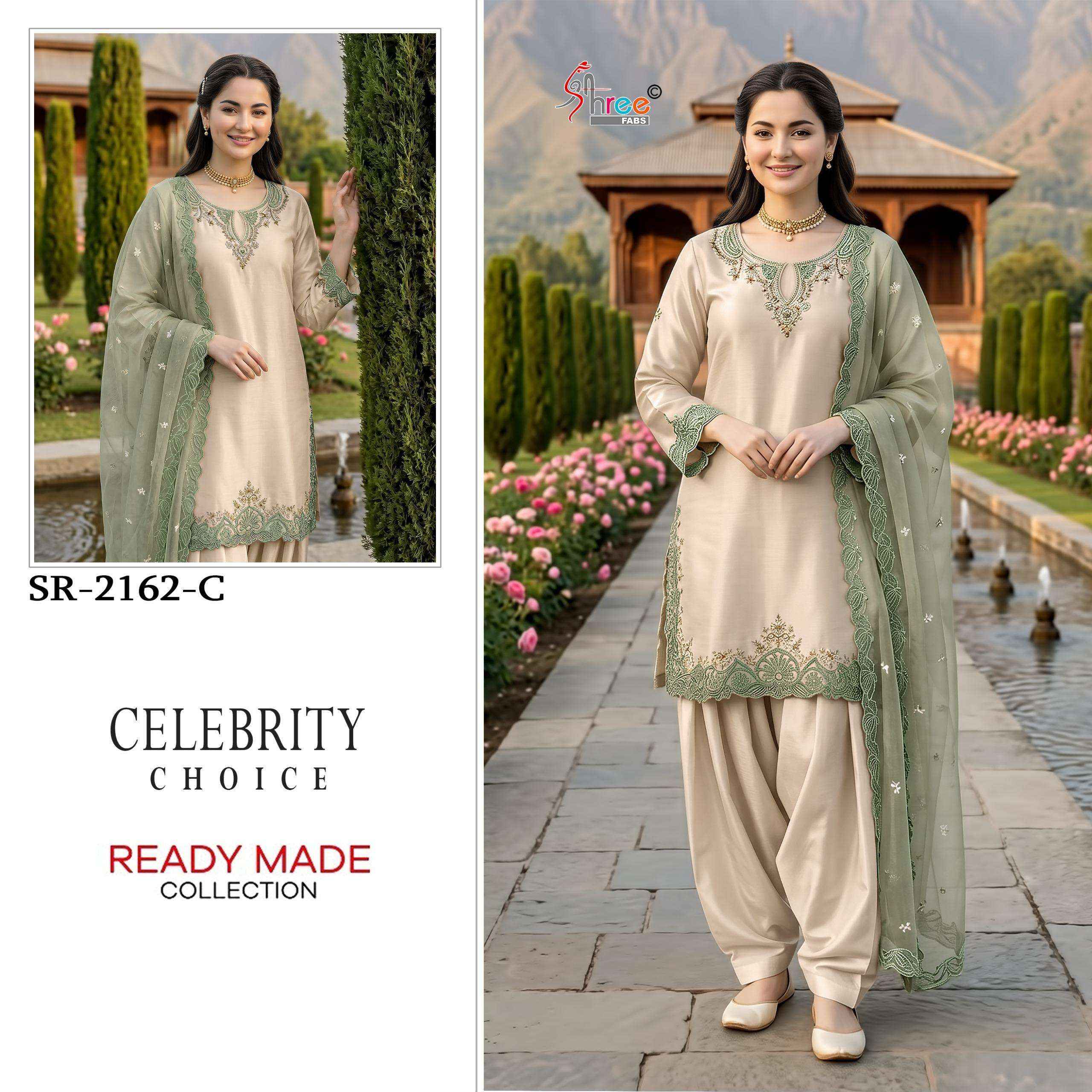 SHREE FABS CELEBRITY CHOICE D NO 2162 VISCOSE PAKISTANI READYMADE SUIT ( 4 PCS CATALOGUE )