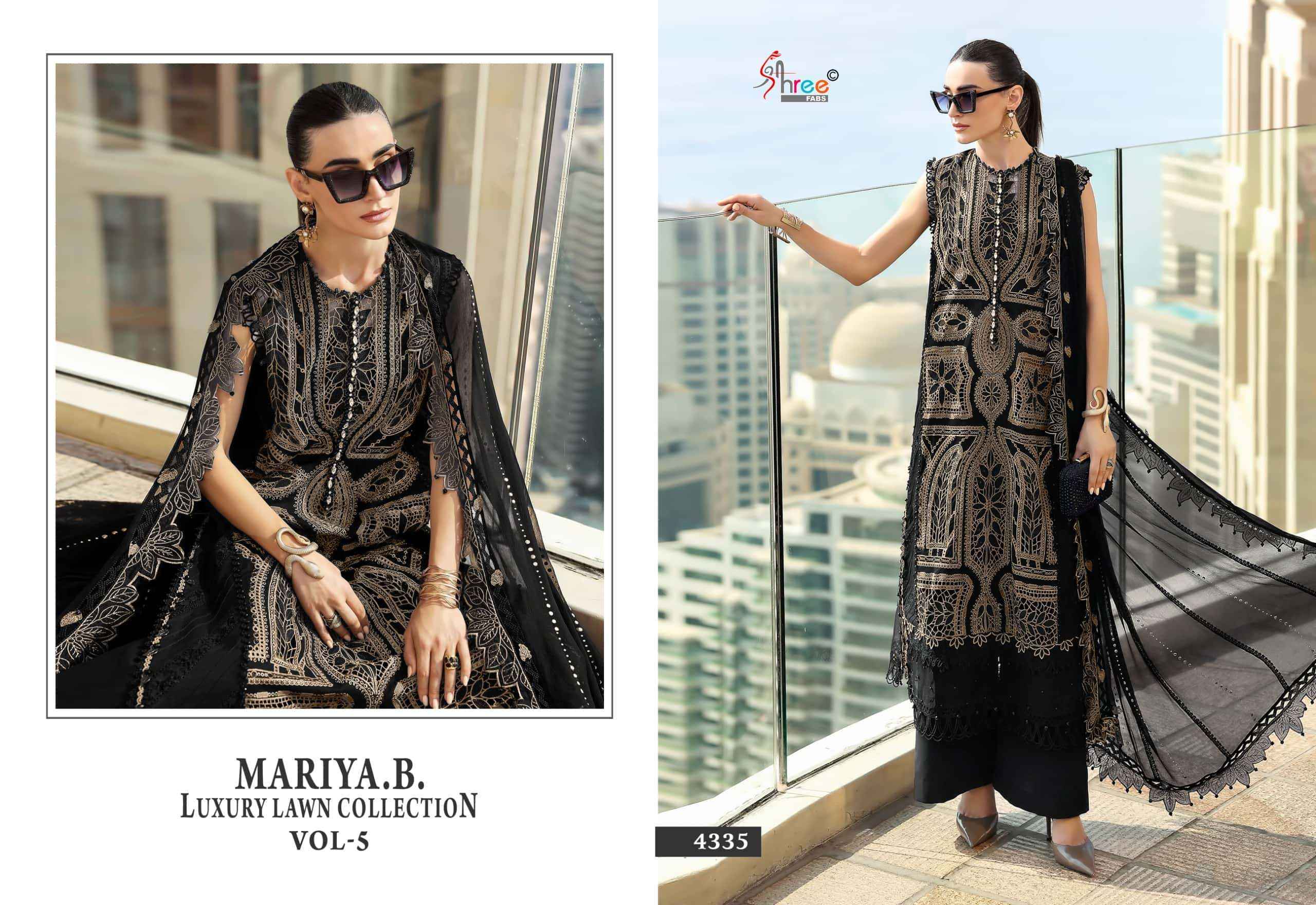 Shree Fabs Mariya B Luxury Lawn Collection Vol 5 Pakistani Cotton Salwar Suit ( 6 Pcs Catalogue )