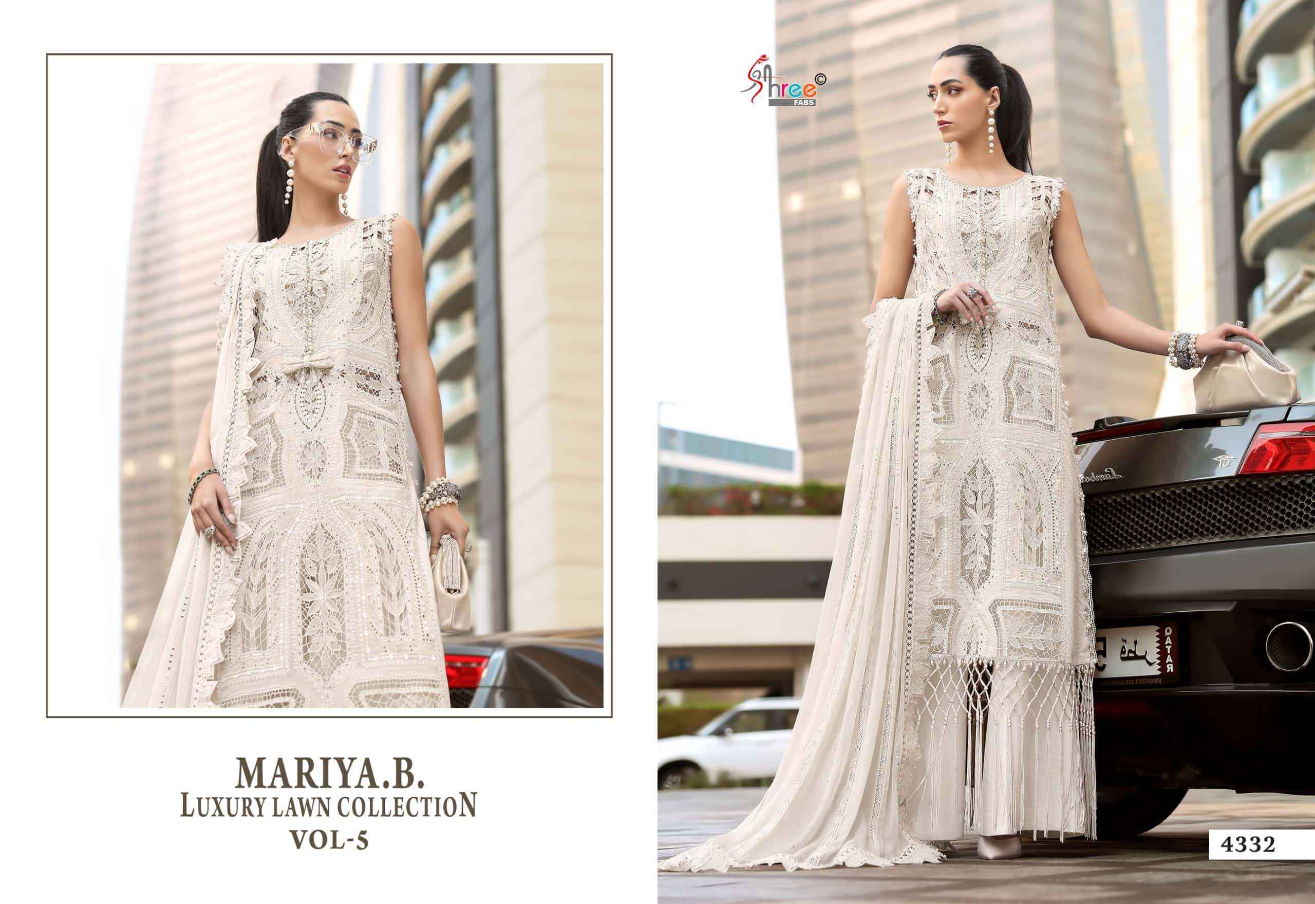 Shree Fabs Mariya B Luxury Lawn Collection Vol 5 Pakistani Cotton Salwar Suit ( 6 Pcs Catalogue )