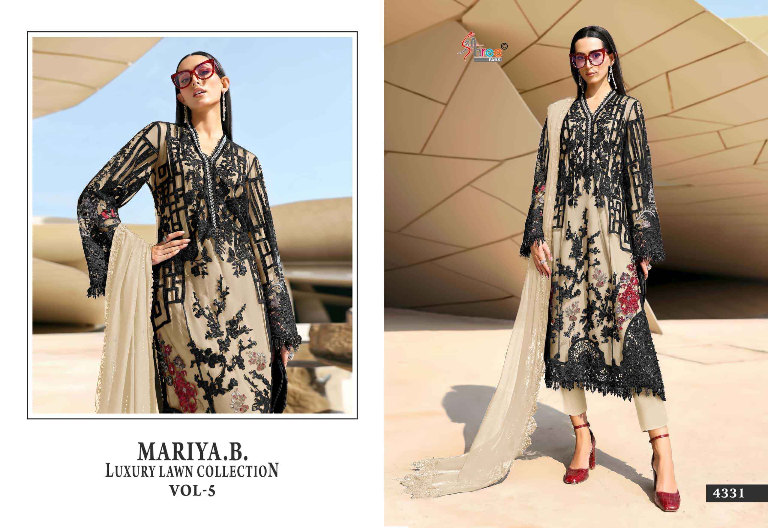Shree Fabs Mariya B Luxury Lawn Collection Vol 5 Pakistani Cotton Salwar Suit ( 6 Pcs Catalogue )