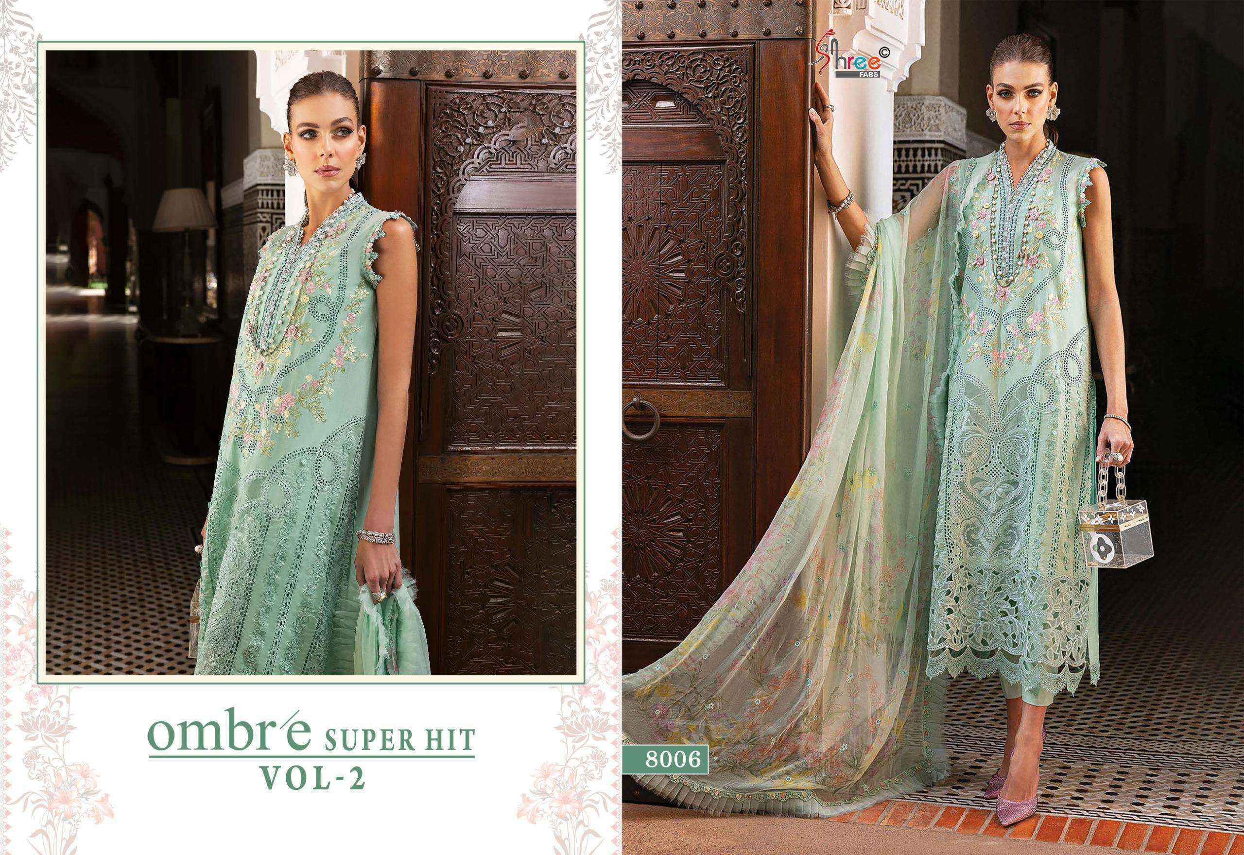 Shree Fabs Ombre Super Hit Vol 2 Cotton Wholesale Dress Material ( 6 pcs Catalogue )