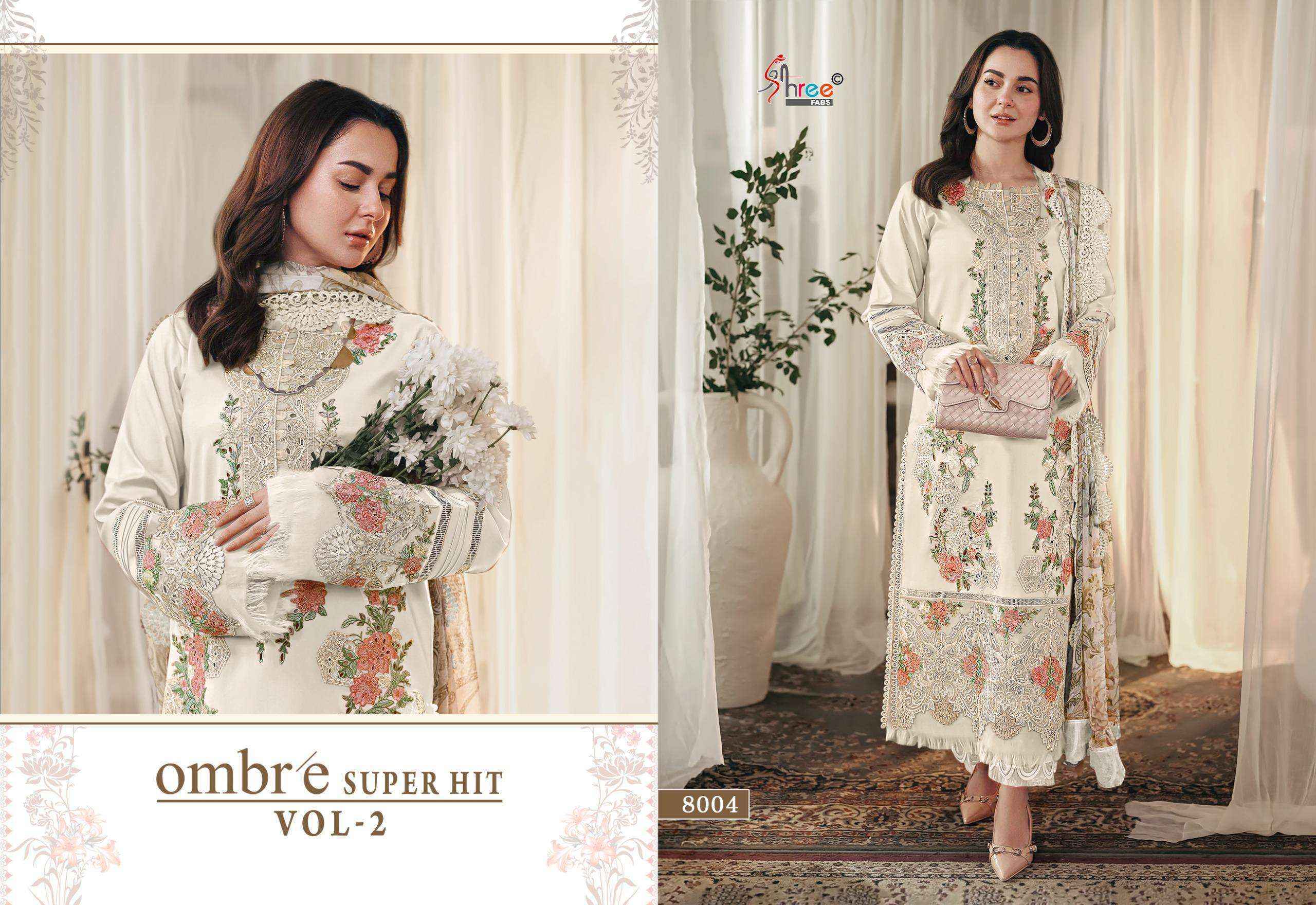 Shree Fabs Ombre Super Hit Vol 2 Cotton Wholesale Dress Material ( 6 pcs Catalogue )