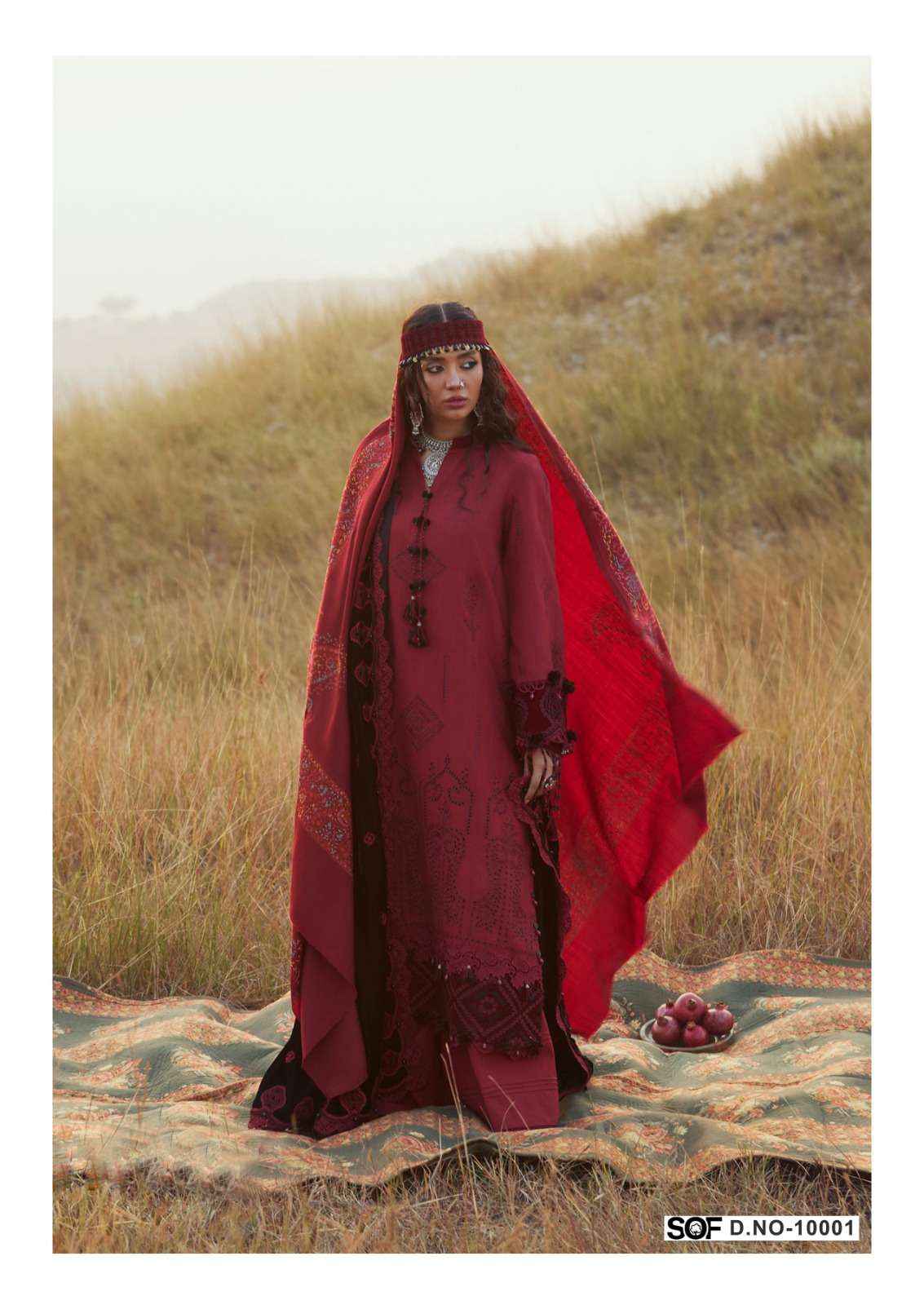 Shree Om Fab Aliya B Vol 10 Pure Lawn Dress Material Pakistani Suits ( 6 Pcs Catalogue )