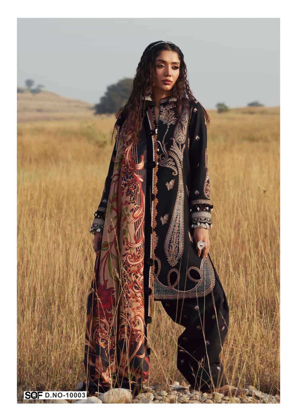 Shree Om Fab Aliya B Vol 10 Pure Lawn Dress Material Pakistani Suits ( 6 Pcs Catalogue )