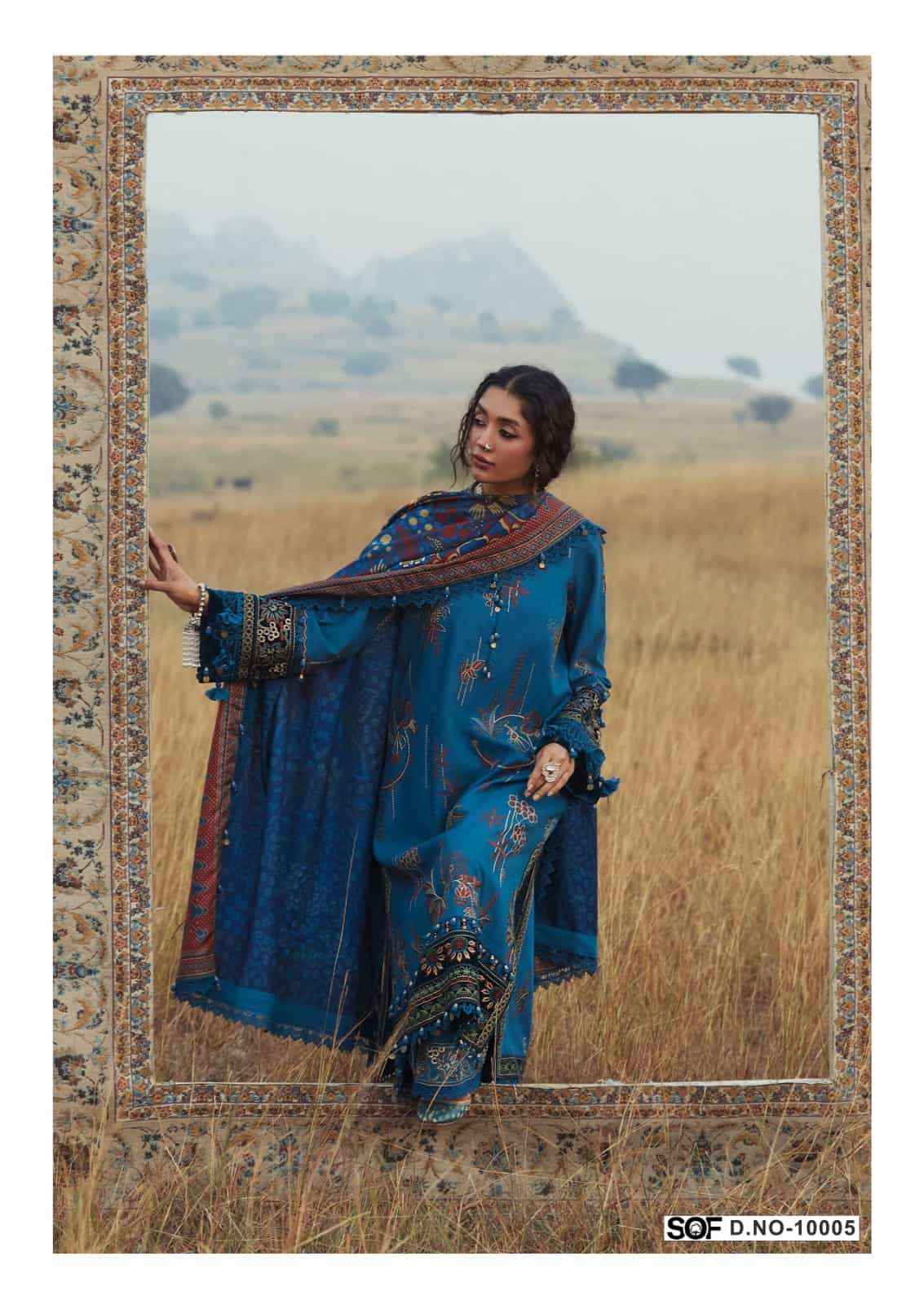 Shree Om Fab Aliya B Vol 10 Pure Lawn Dress Material Pakistani Suits ( 6 Pcs Catalogue )