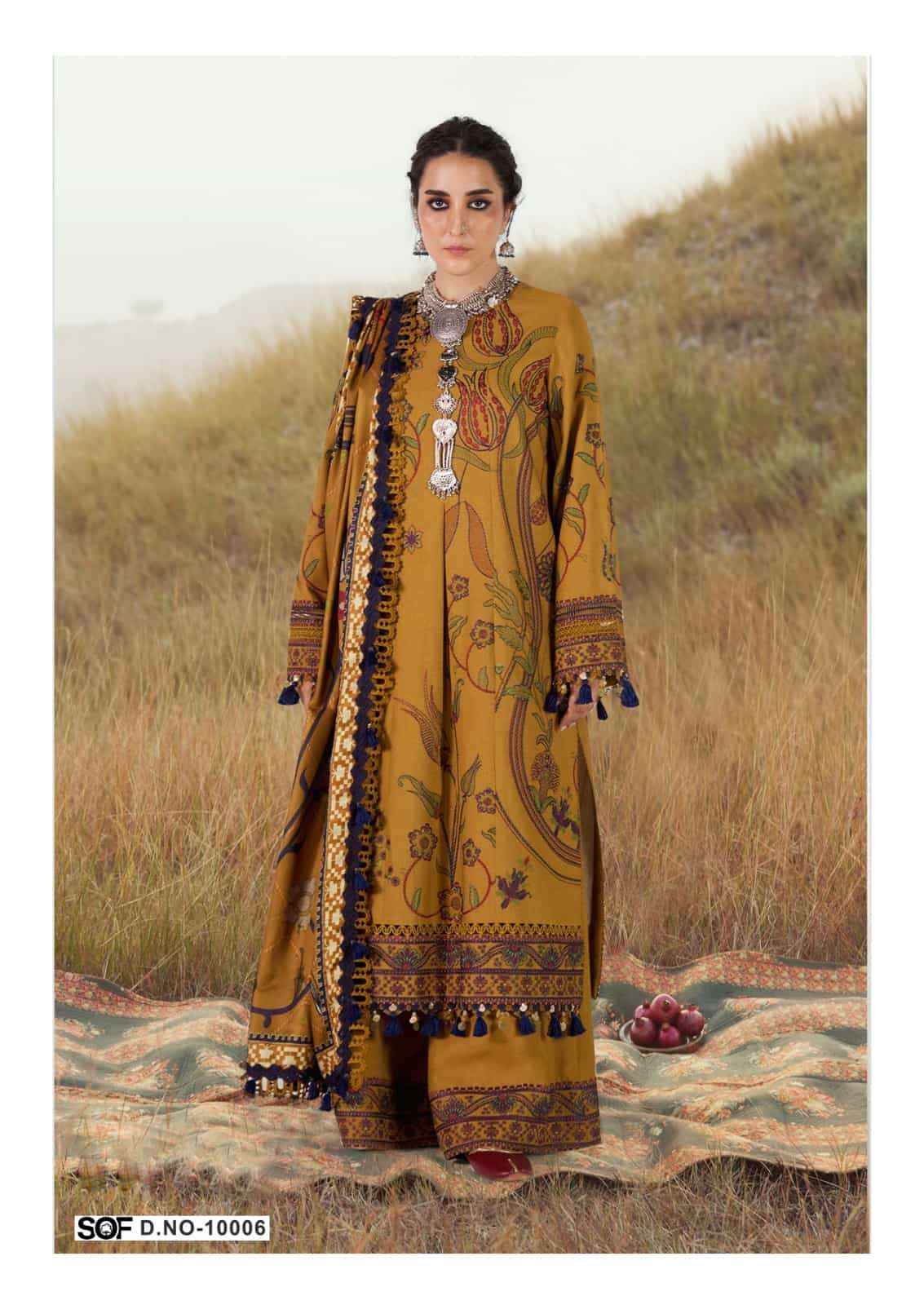 Shree Om Fab Aliya B Vol 10 Pure Lawn Dress Material Pakistani Suits ( 6 Pcs Catalogue )