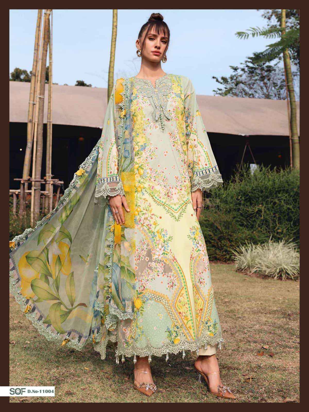 Shree Om Fab Saira Rizwan Vol 11 Wholesale Price 6 Pcs Catalogue