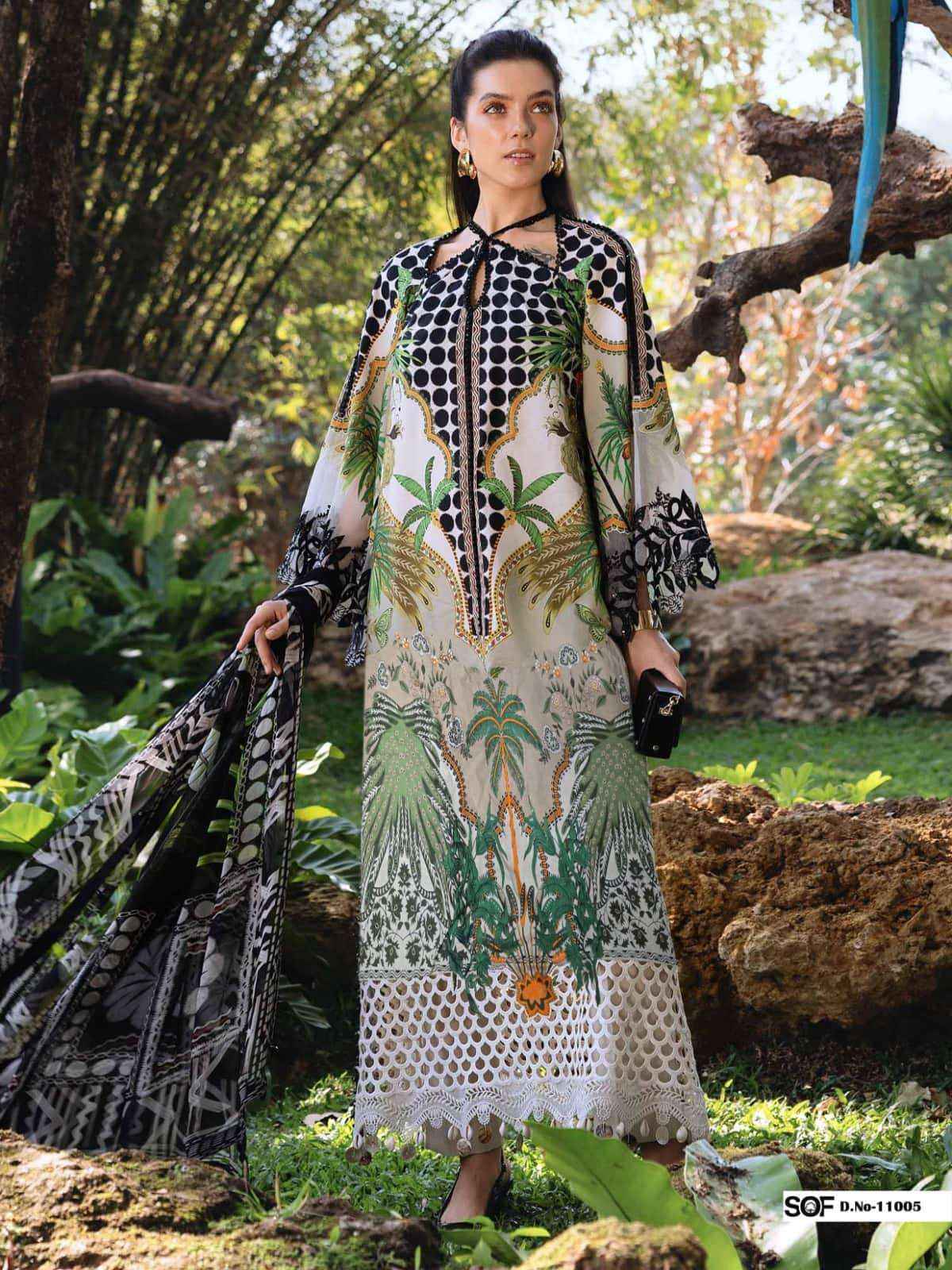 Shree Om Fab Saira Rizwan Vol 11 Wholesale Price 6 Pcs Catalogue