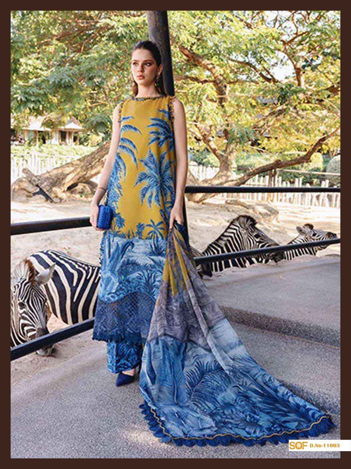 Shree Om Fab Saira Rizwan Vol 11 Wholesale Price 6 Pcs Catalogue
