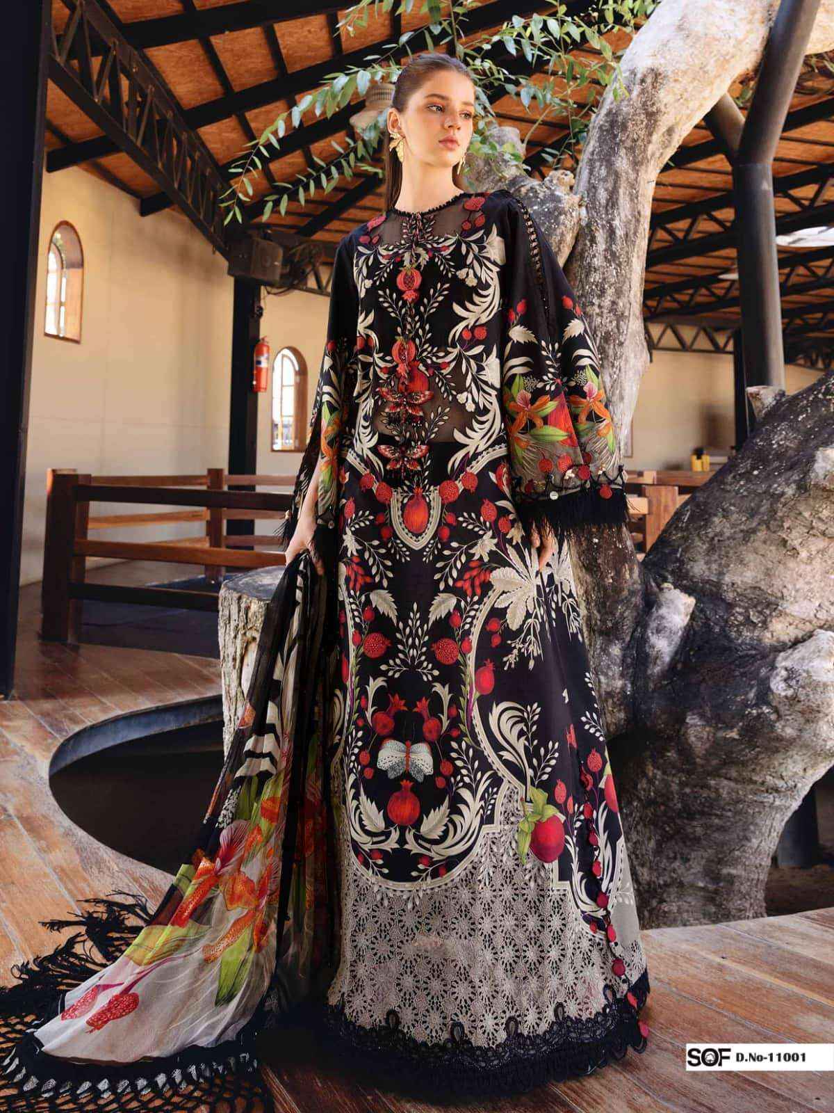 Shree Om Fab Saira Rizwan Vol 11 Wholesale Price 6 Pcs Catalogue