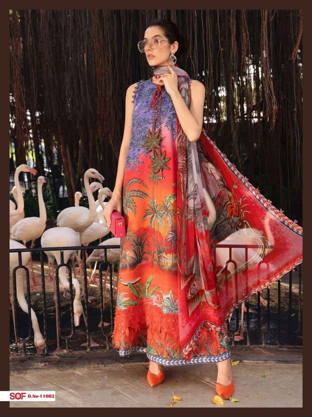 Shree Om Fab Saira Rizwan Vol 11 Wholesale Price 6 Pcs Catalogue